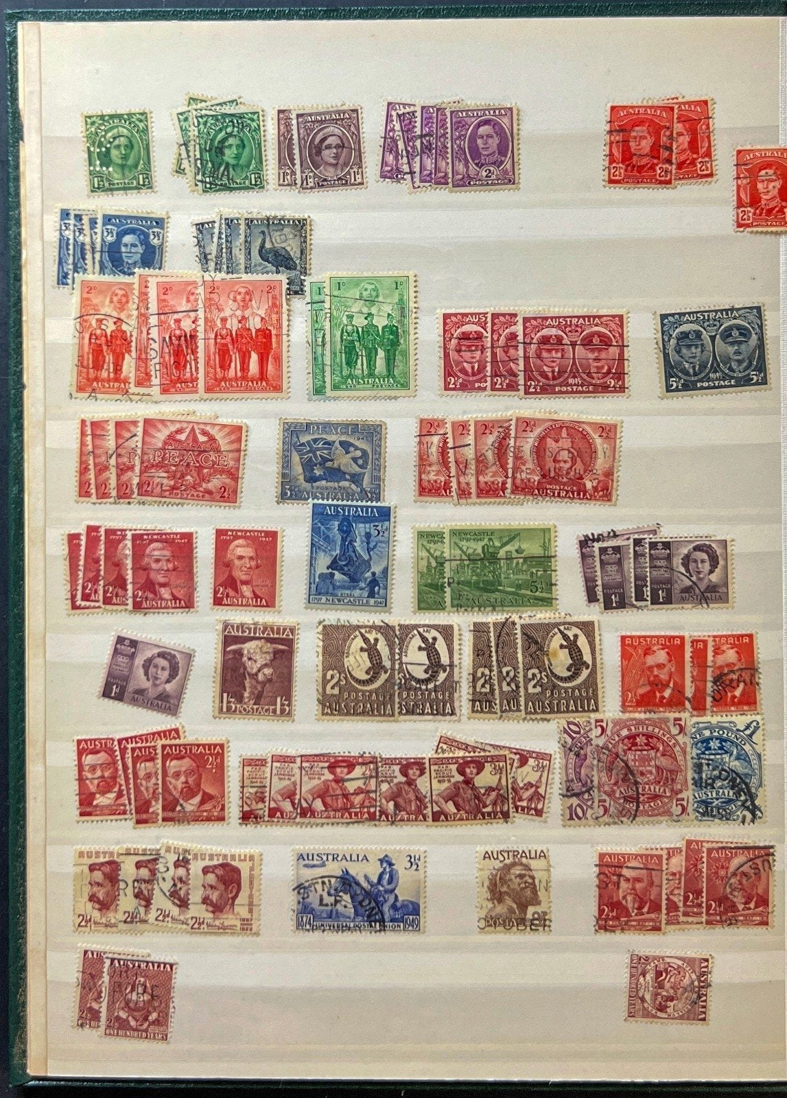 Australia Stamp Collection Lighthouse Stockbook Mint & Used ZAYIX