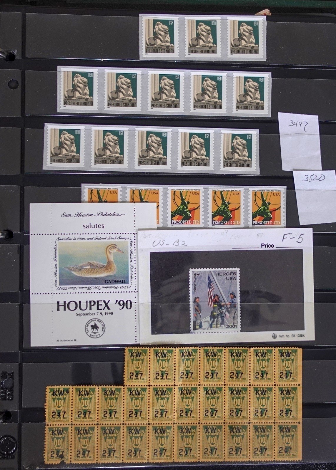 U.S. Transportation Coil Stamp Collection Scott Album MNH 1981-1991 ZAYIX