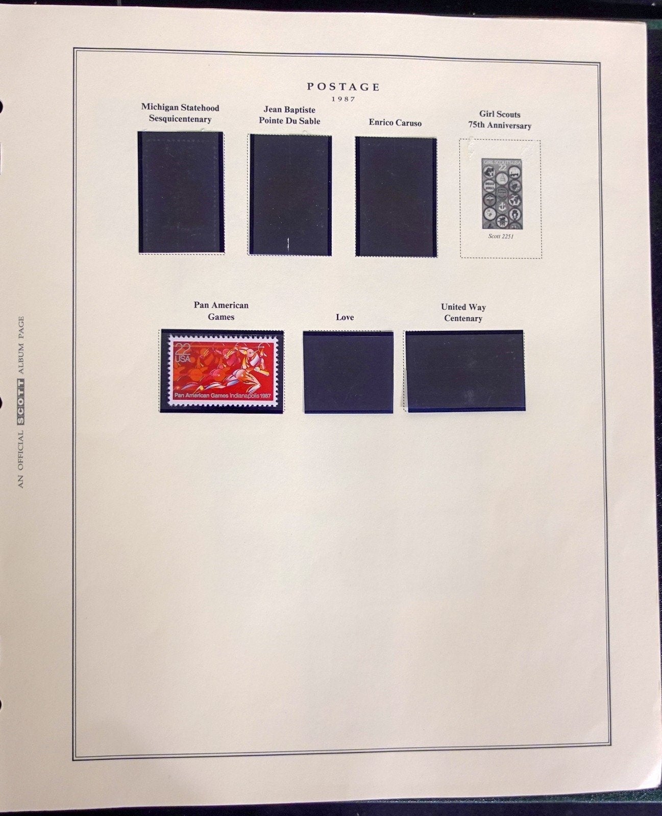 U.S. Transportation Coil Stamp Collection Scott Album MNH 1981-1991 ZAYIX