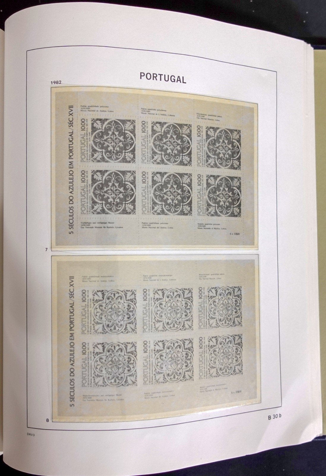 Portugal 1974-1986 Davo Hingeless Stamp Album ZAYIX