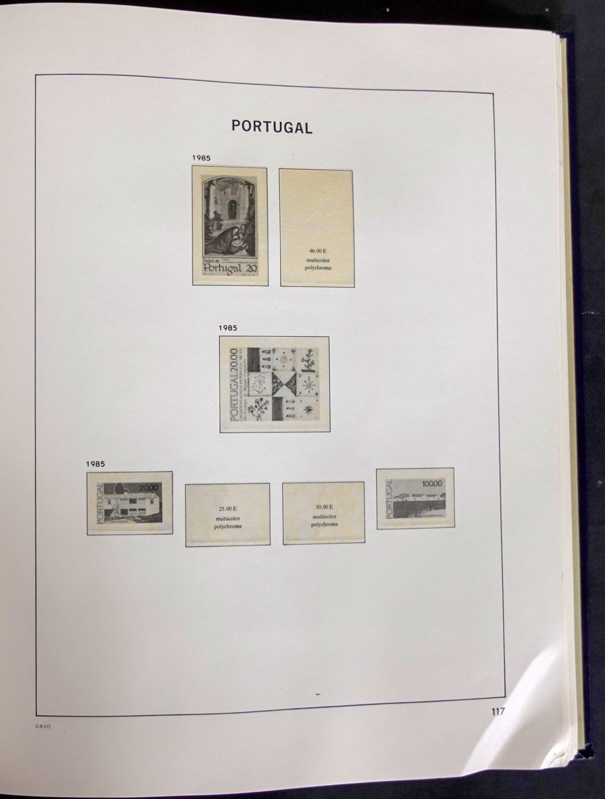 Portugal 1974-1986 Davo Hingeless Stamp Album ZAYIX