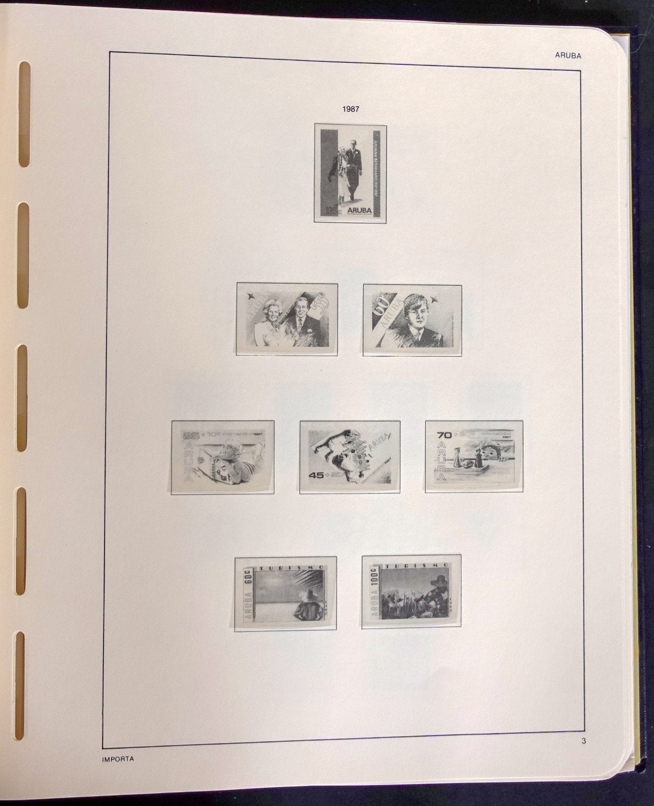 Aruba 1986-2004 Davo Hingeless Stamp Album ZAYIX
