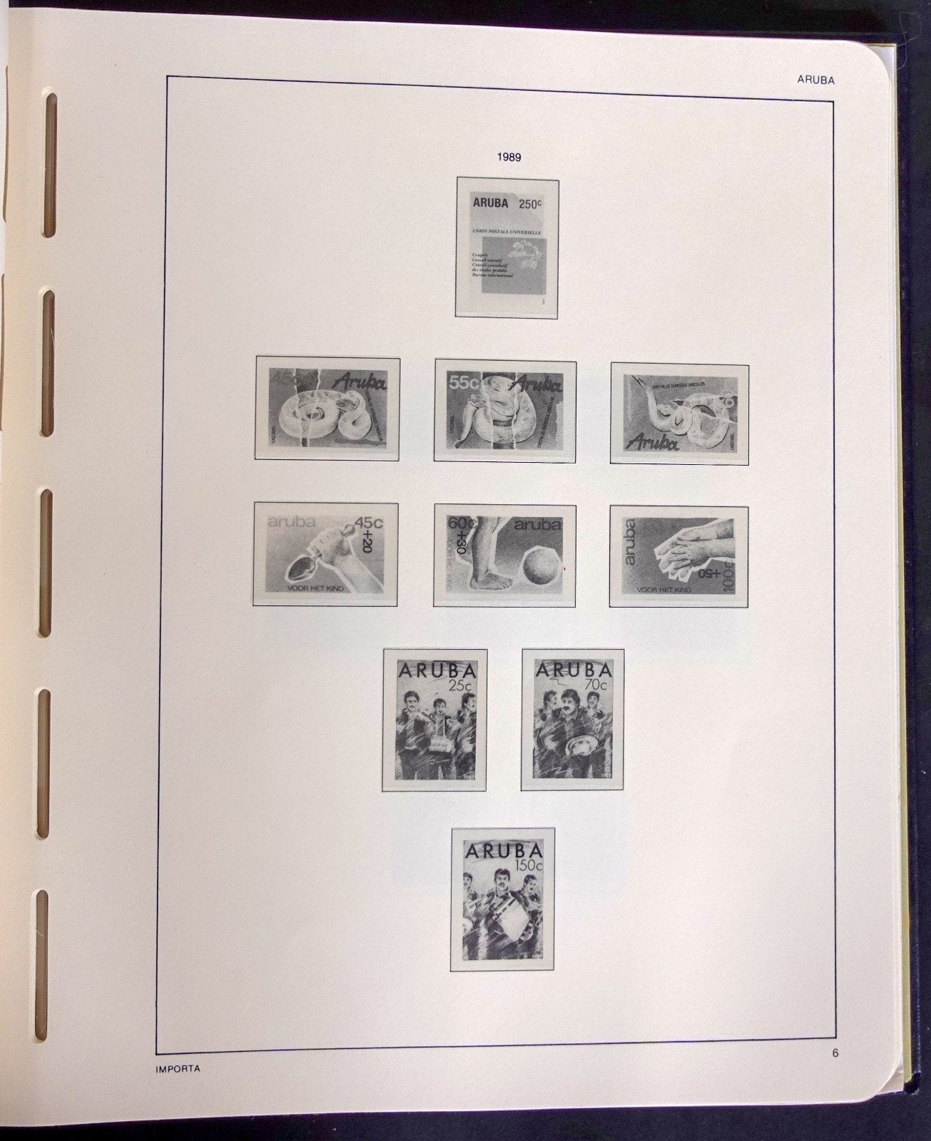 Aruba 1986-2004 Davo Hingeless Stamp Album ZAYIX