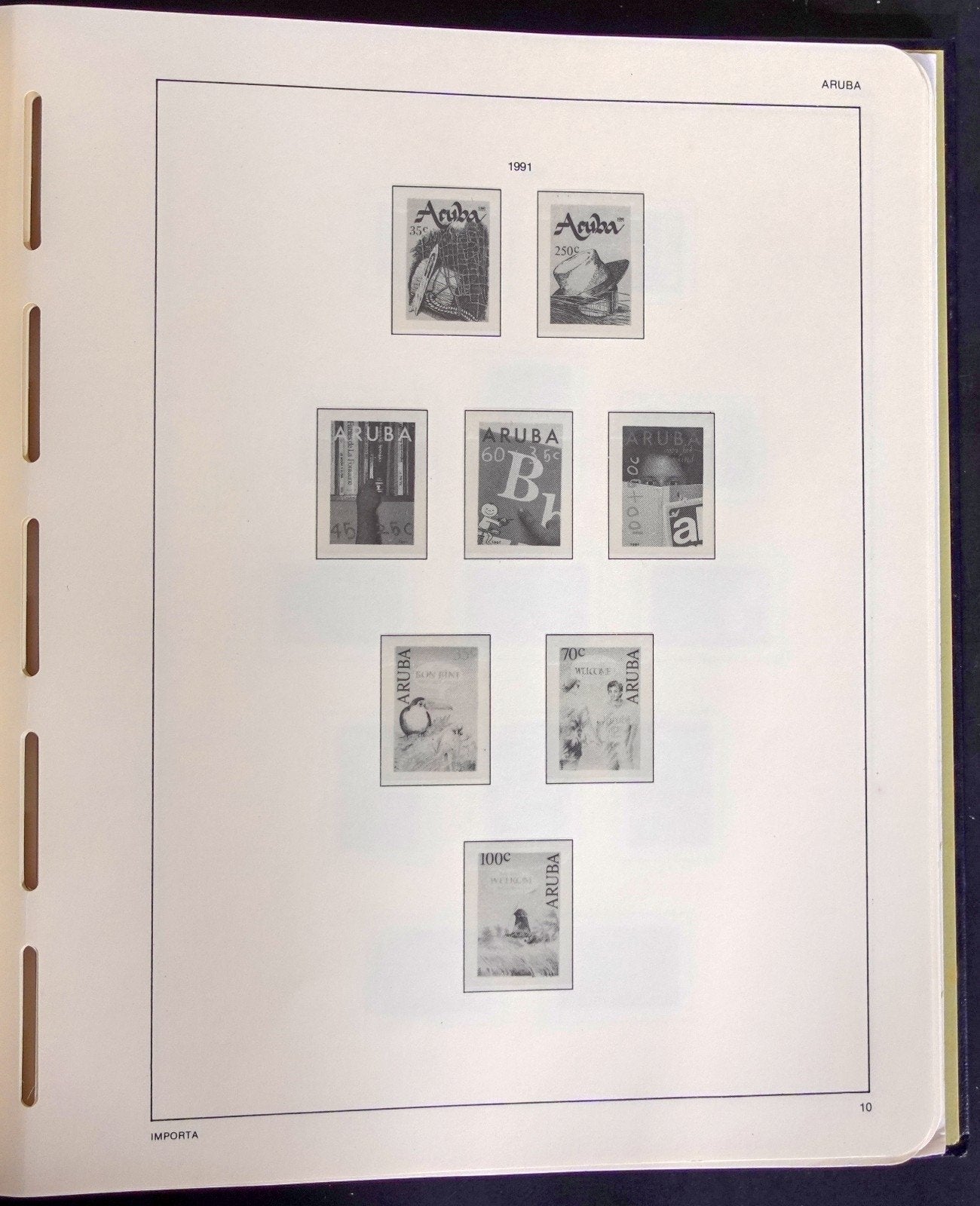 Aruba 1986-2004 Davo Hingeless Stamp Album ZAYIX