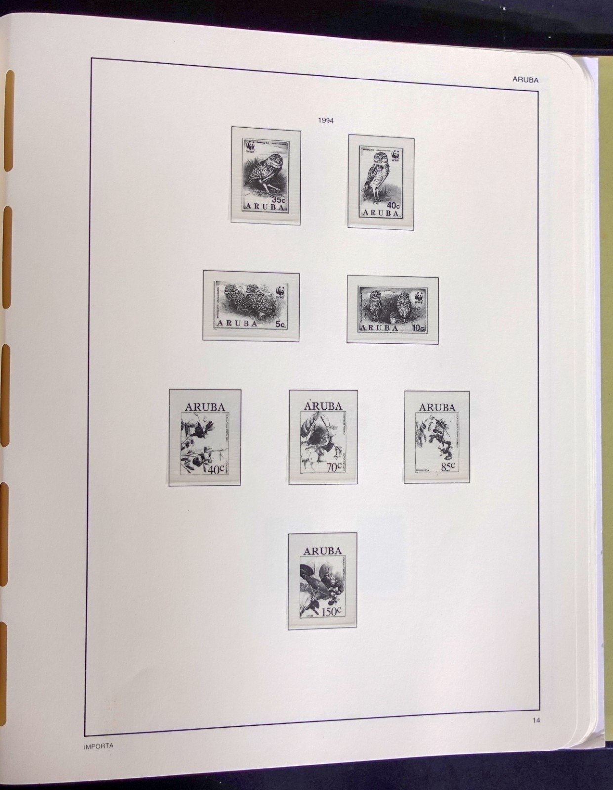 Aruba 1986-2004 Davo Hingeless Stamp Album ZAYIX