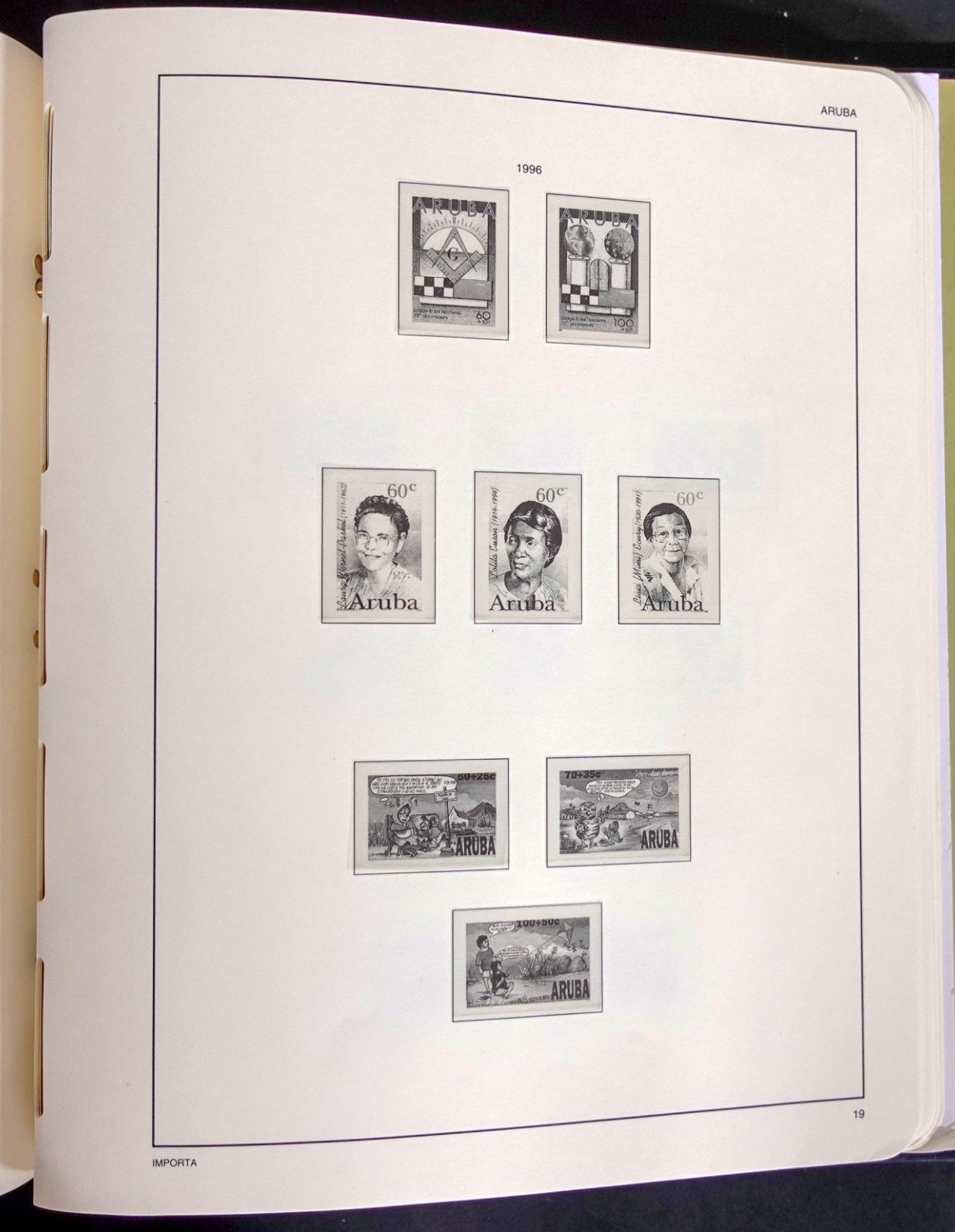 Aruba 1986-2004 Davo Hingeless Stamp Album ZAYIX
