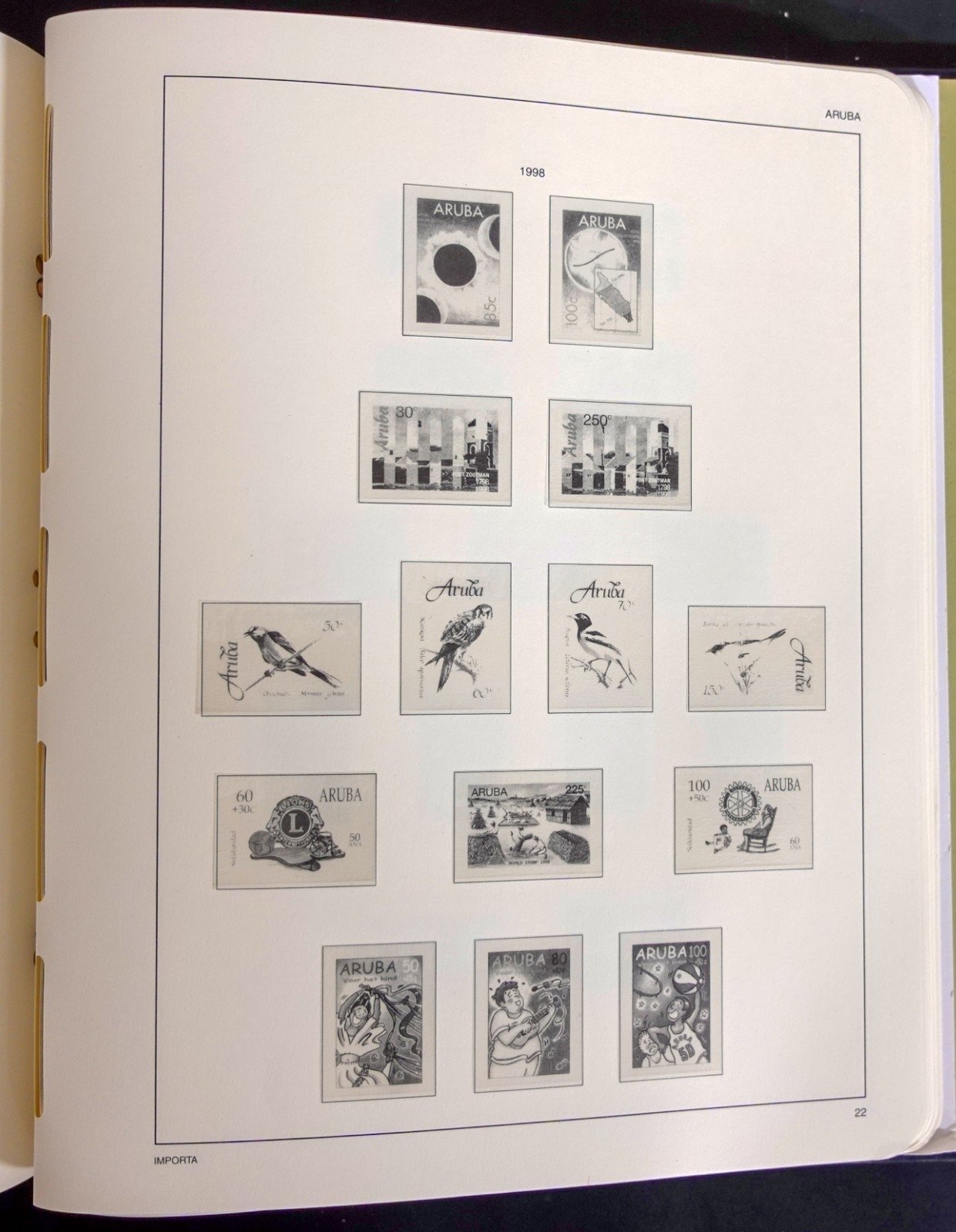 Aruba 1986-2004 Davo Hingeless Stamp Album ZAYIX