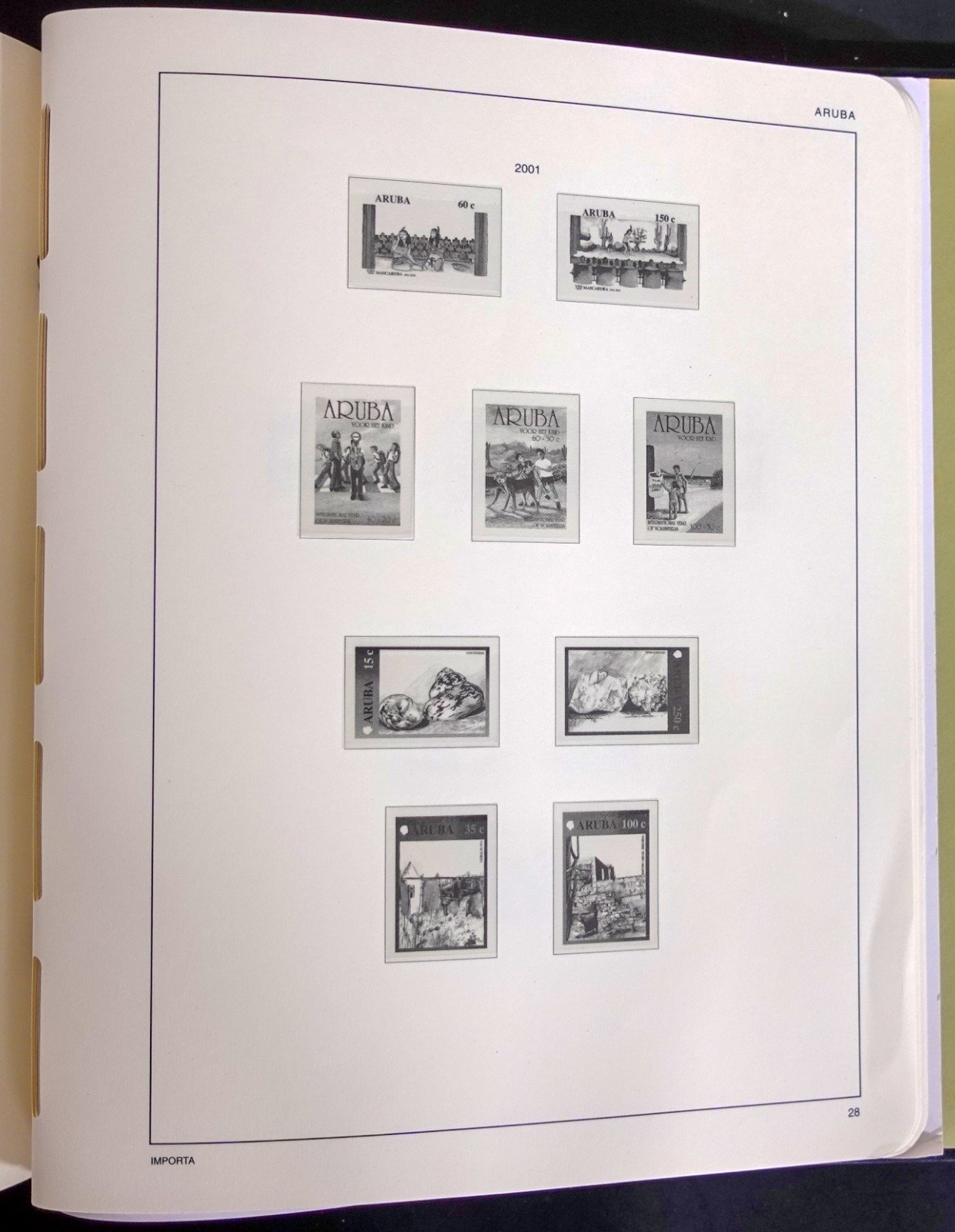 Aruba 1986-2004 Davo Hingeless Stamp Album ZAYIX