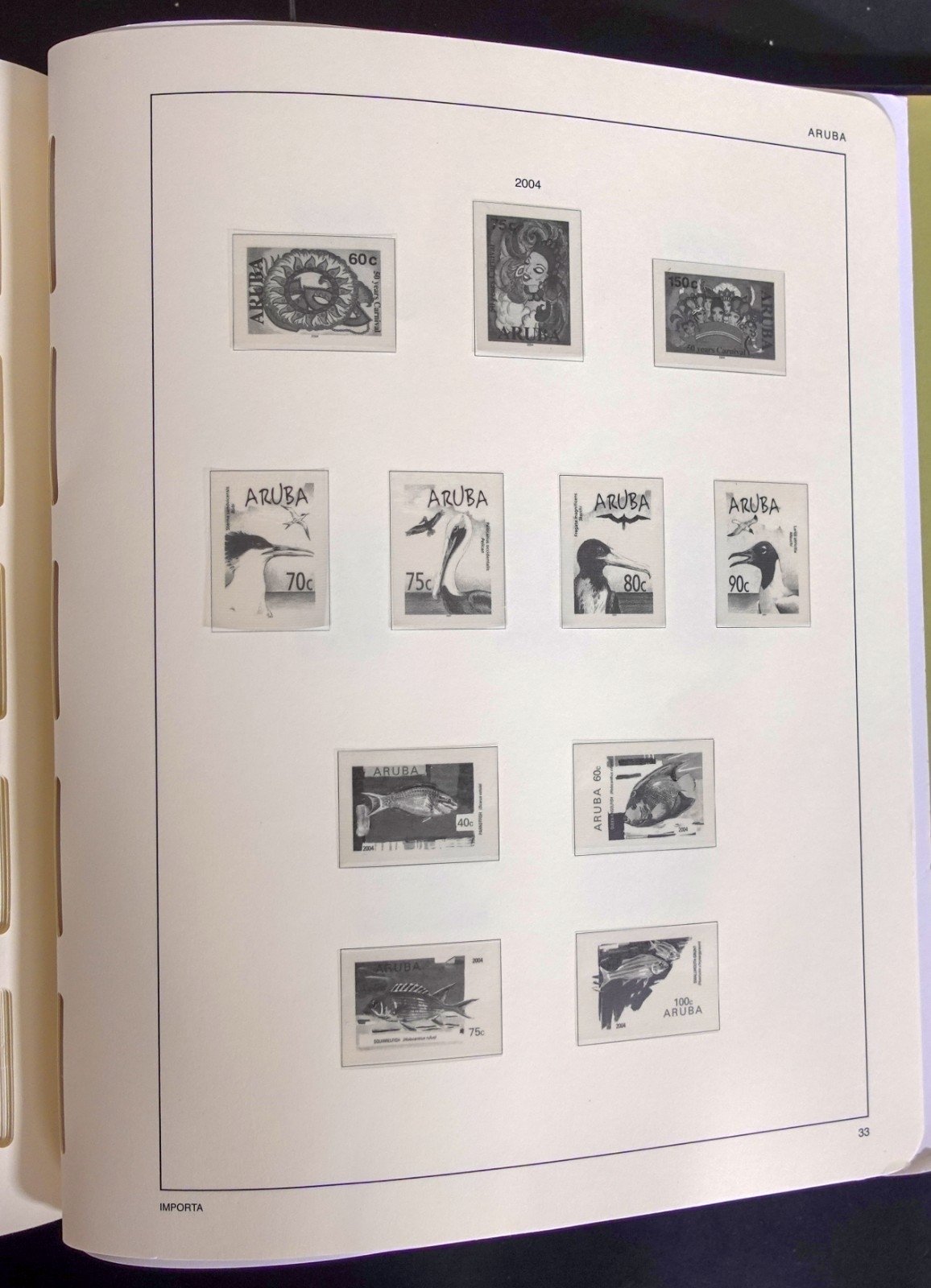 Aruba 1986-2004 Davo Hingeless Stamp Album ZAYIX