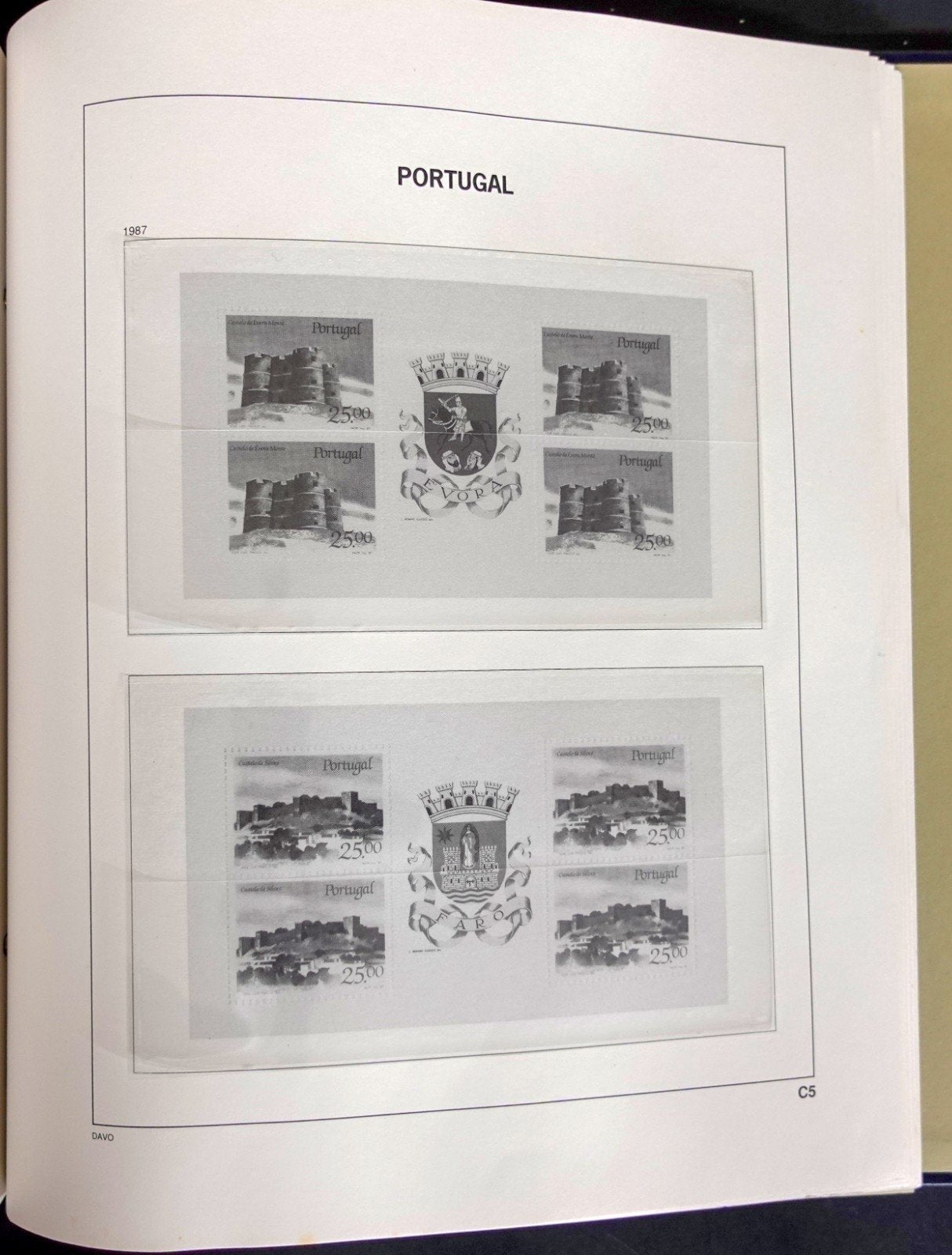 Portugal 1987-1992 Davo Hingeless Stamp Album ZAYIX