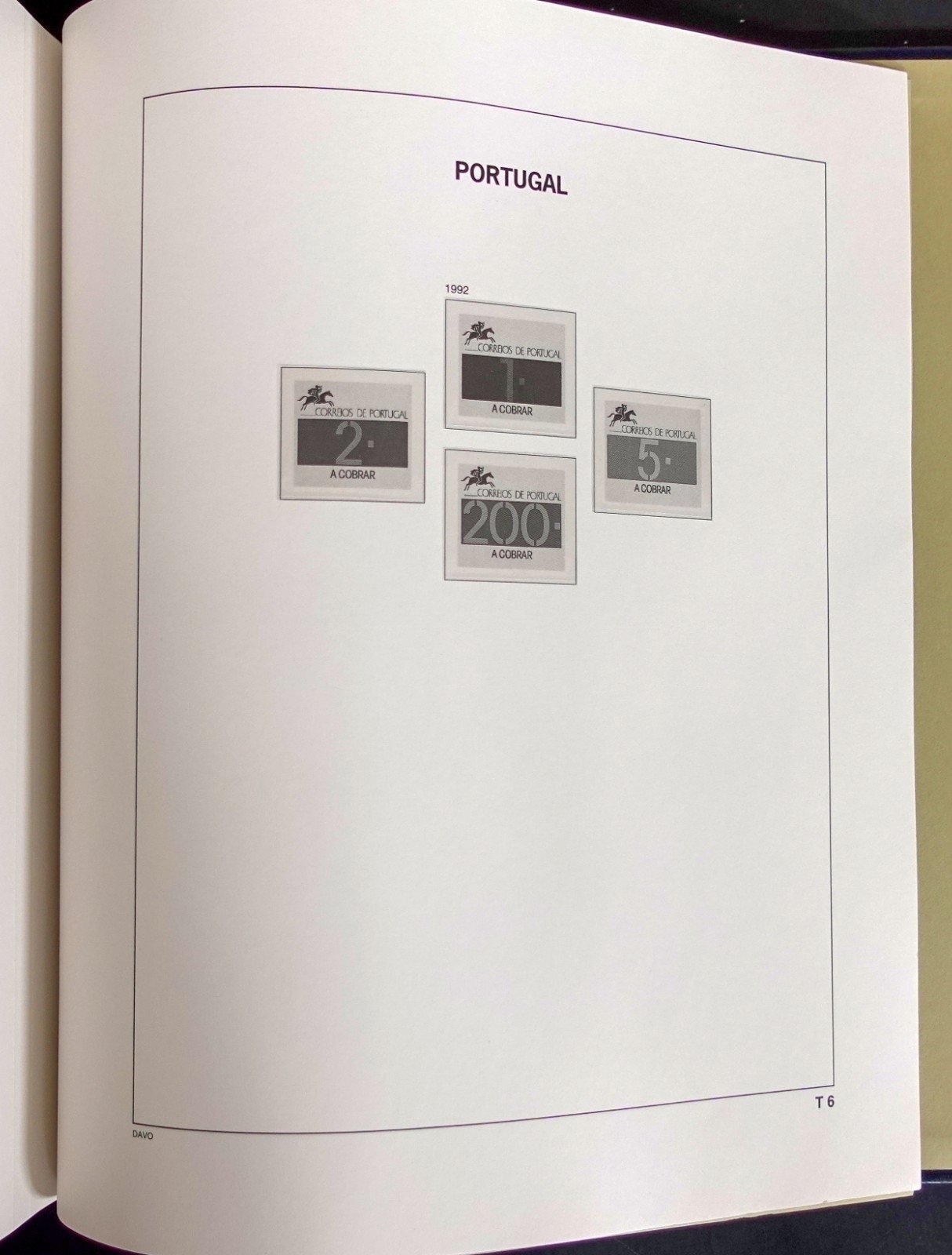 Portugal 1987-1992 Davo Hingeless Stamp Album ZAYIX