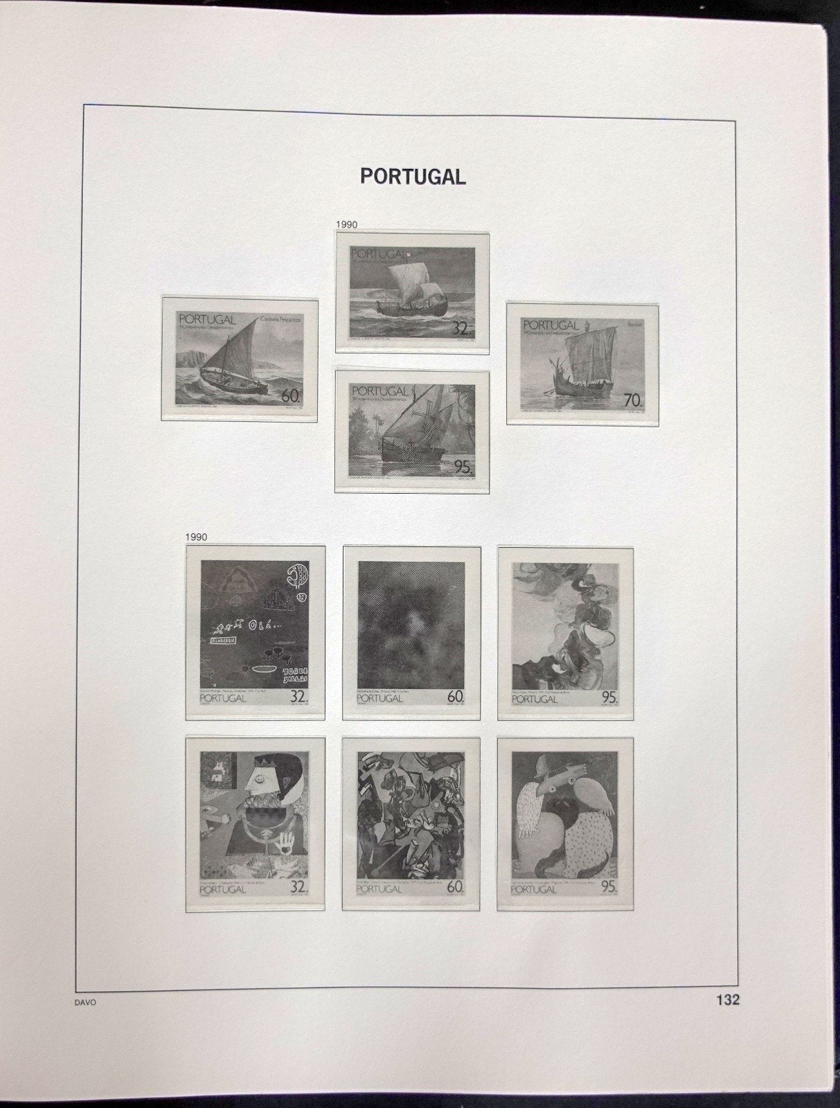 Portugal 1987-1992 Davo Hingeless Stamp Album ZAYIX