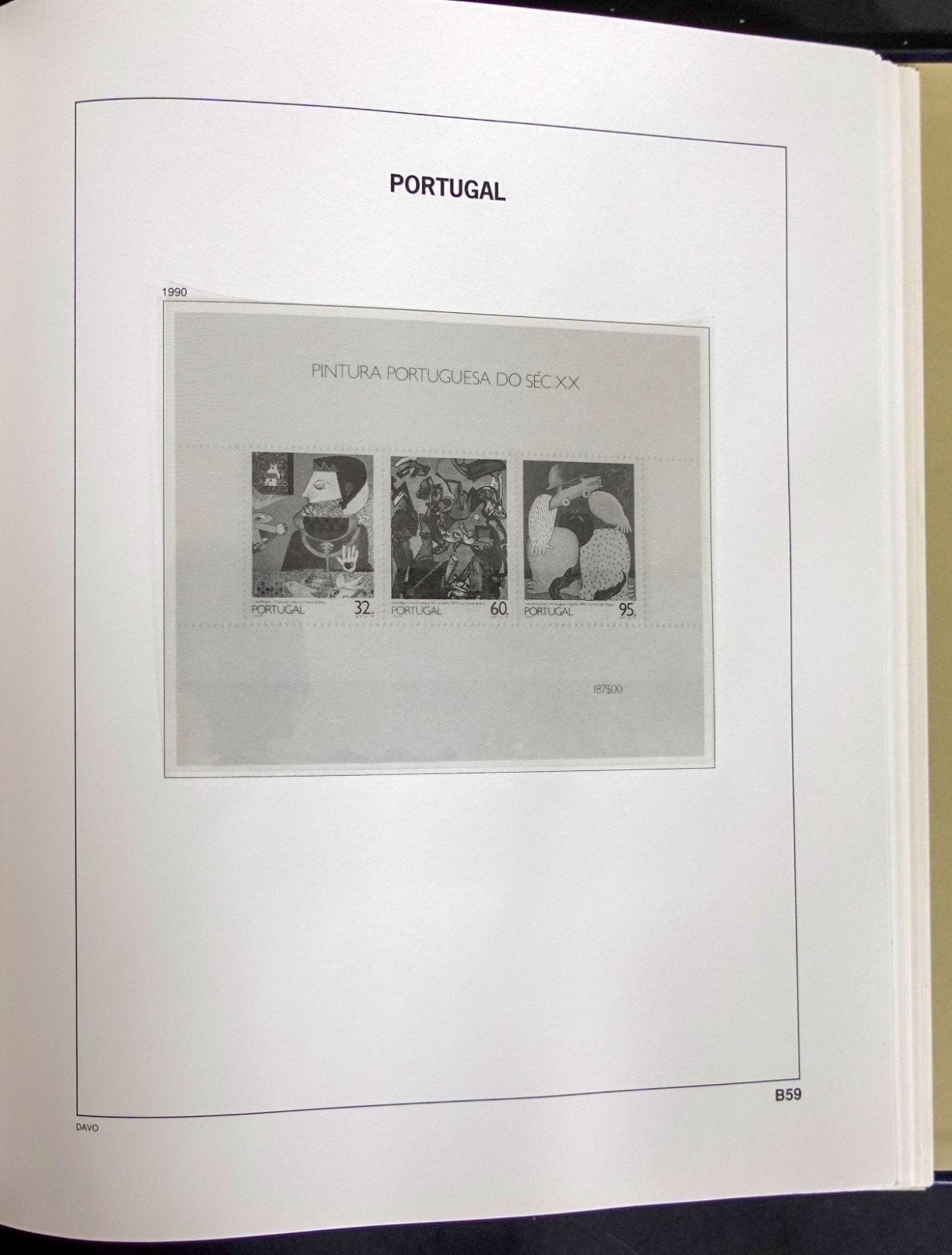Portugal 1987-1992 Davo Hingeless Stamp Album ZAYIX