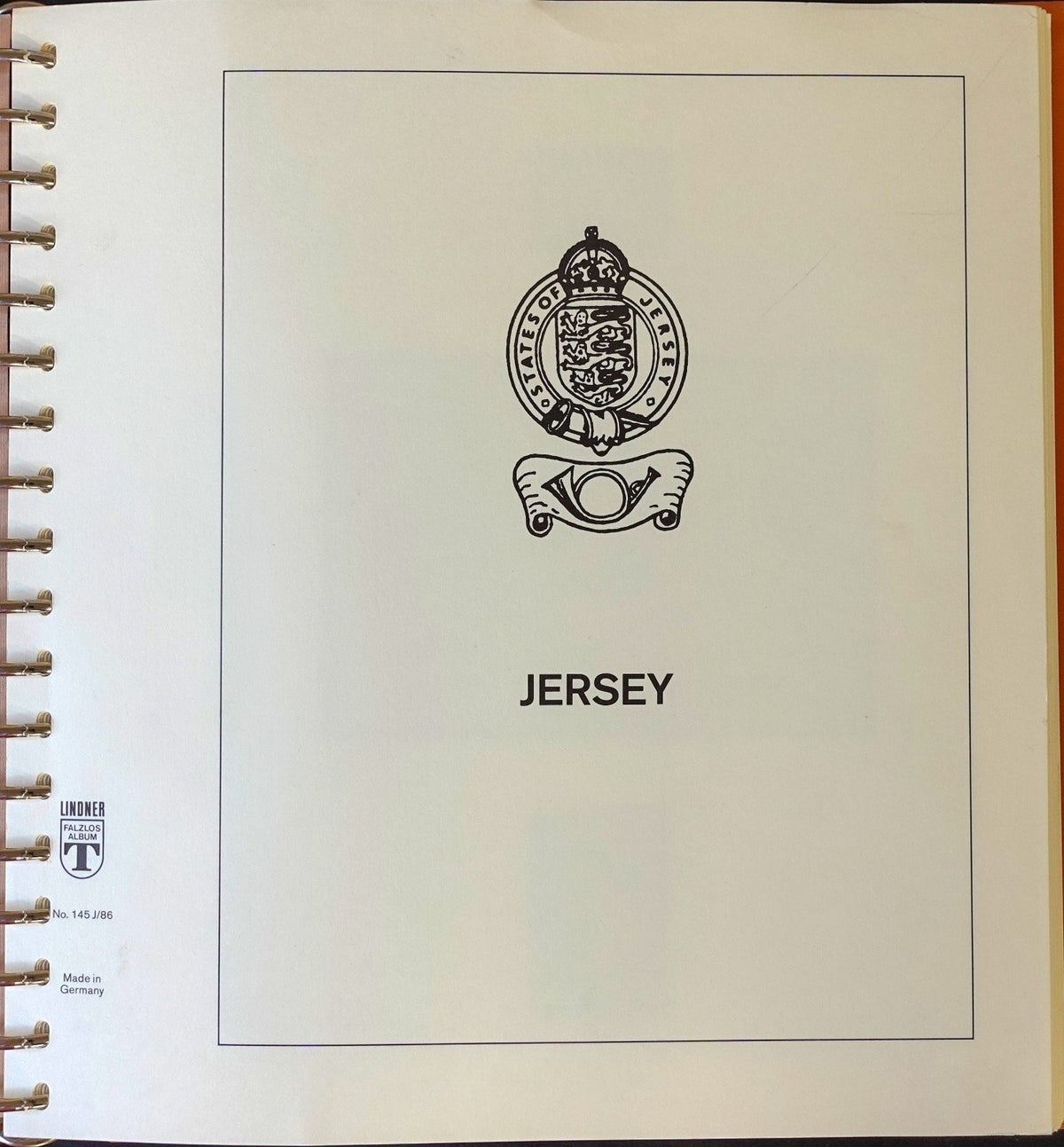 Jersey 1986-1999 Lindner Hingeless Stamp Album ZAYIX
