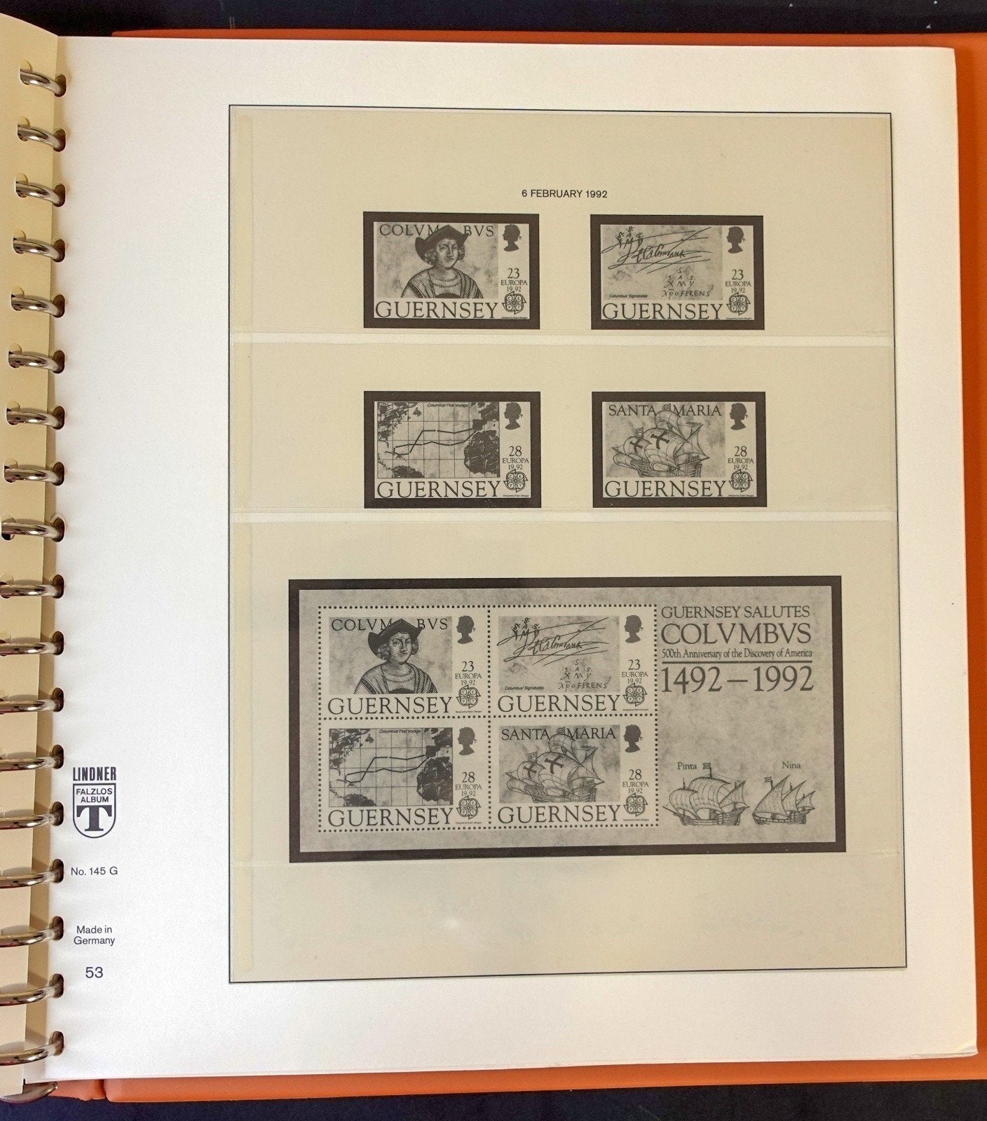 Bailiwick Of Guernsey 1991-1994 Lindner Hingeless Stamp Album ZAYIX
