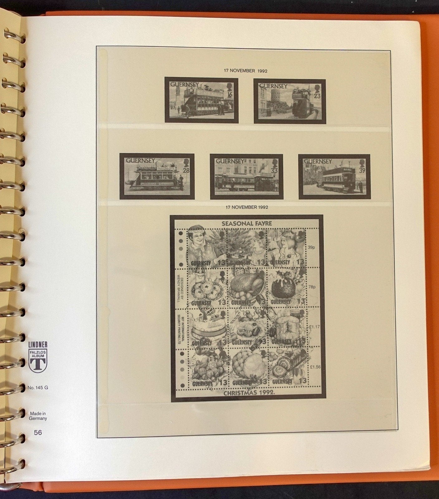 Bailiwick Of Guernsey 1991-1994 Lindner Hingeless Stamp Album ZAYIX