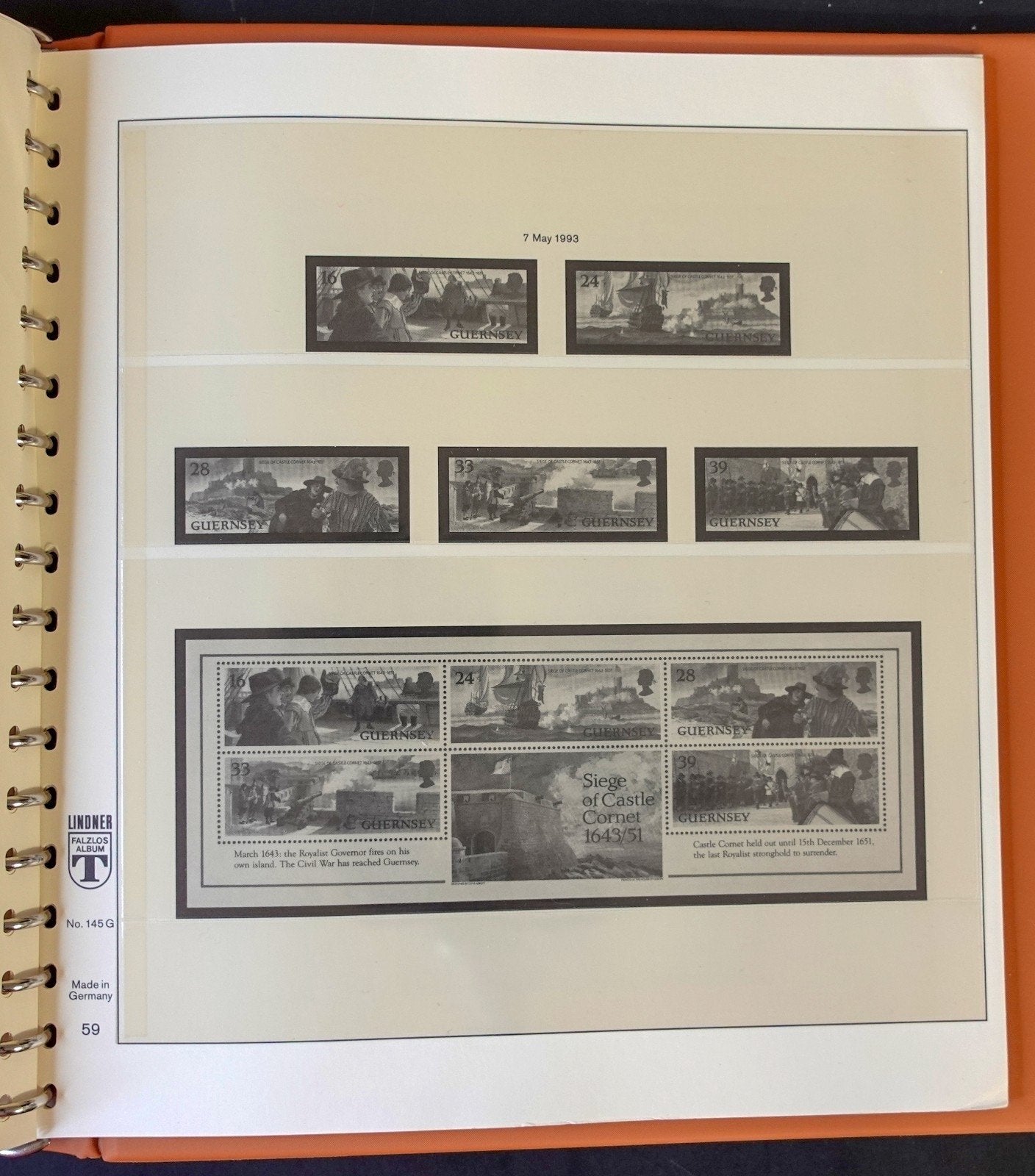 Bailiwick Of Guernsey 1991-1994 Lindner Hingeless Stamp Album ZAYIX