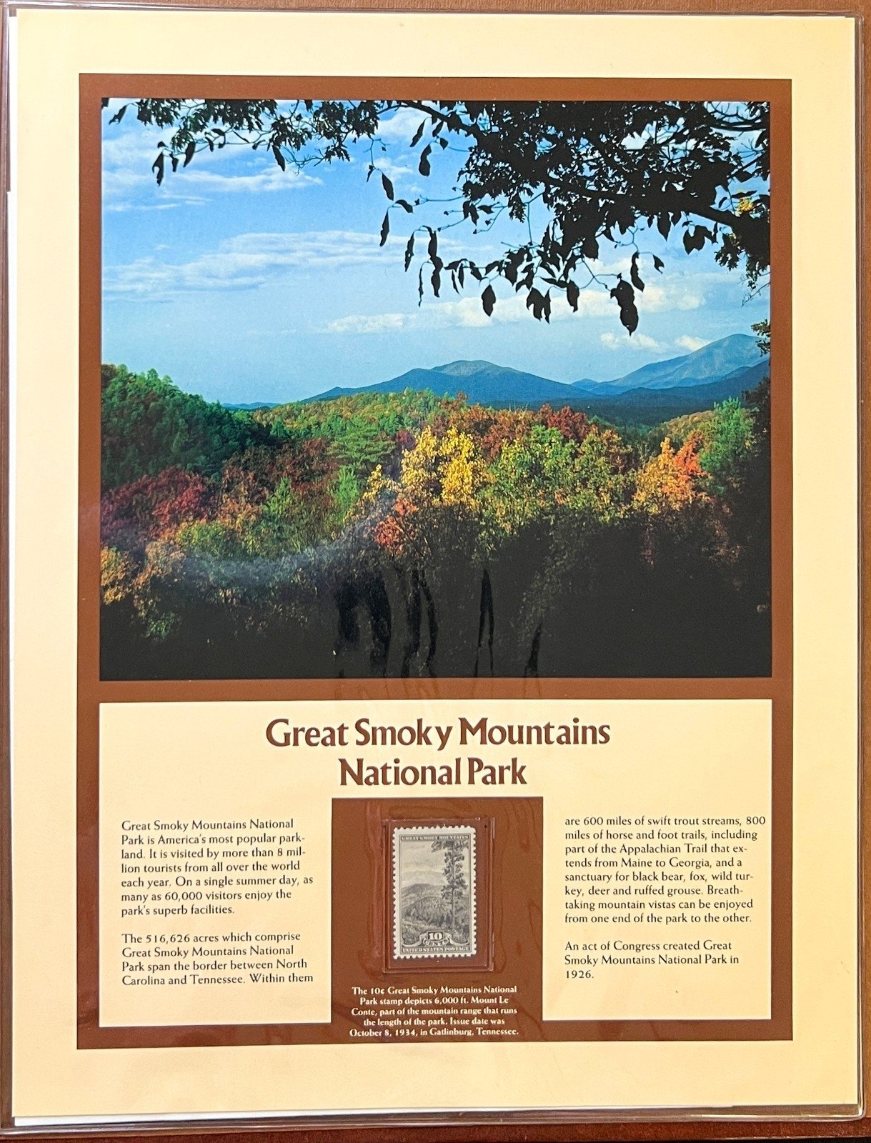 United States National Parks Commemorated On Stamps Album ZAYIX