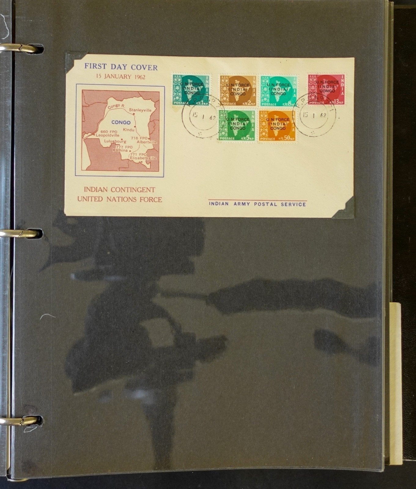 U.N. Forces Airmail & First Day Cover Collection Album 1957-1967 ZAYIX