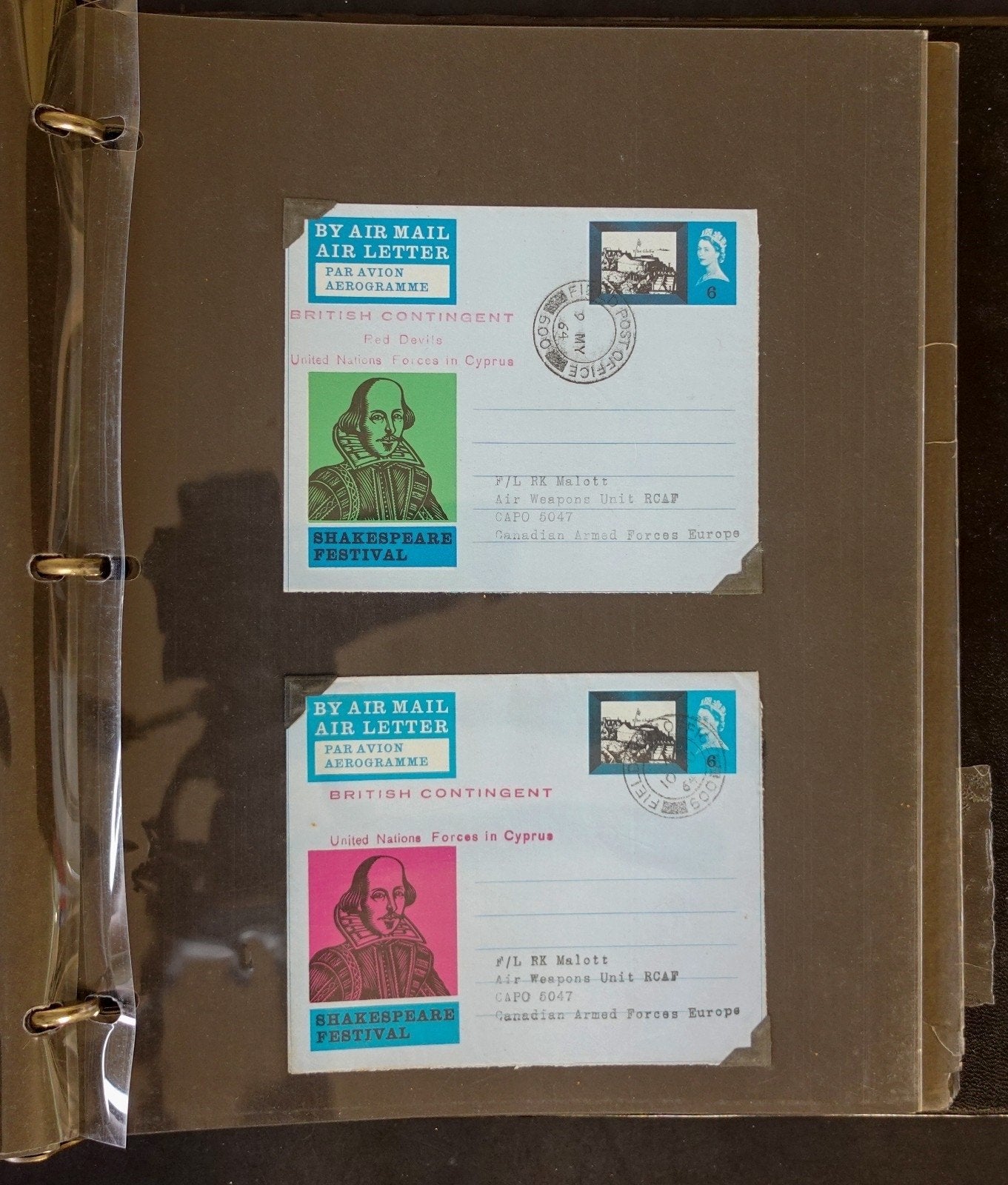 U.N. Forces Airmail & First Day Cover Collection Album 1957-1967 ZAYIX