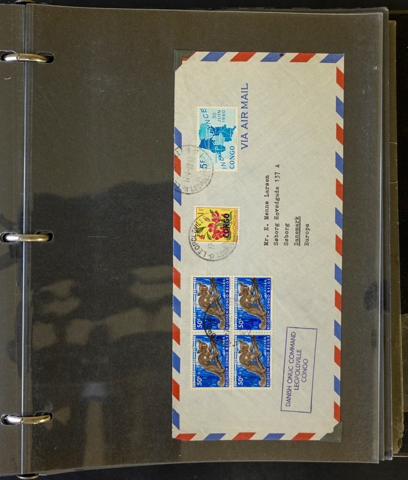 U.N. Forces Airmail & First Day Cover Collection Album 1957-1967 ZAYIX