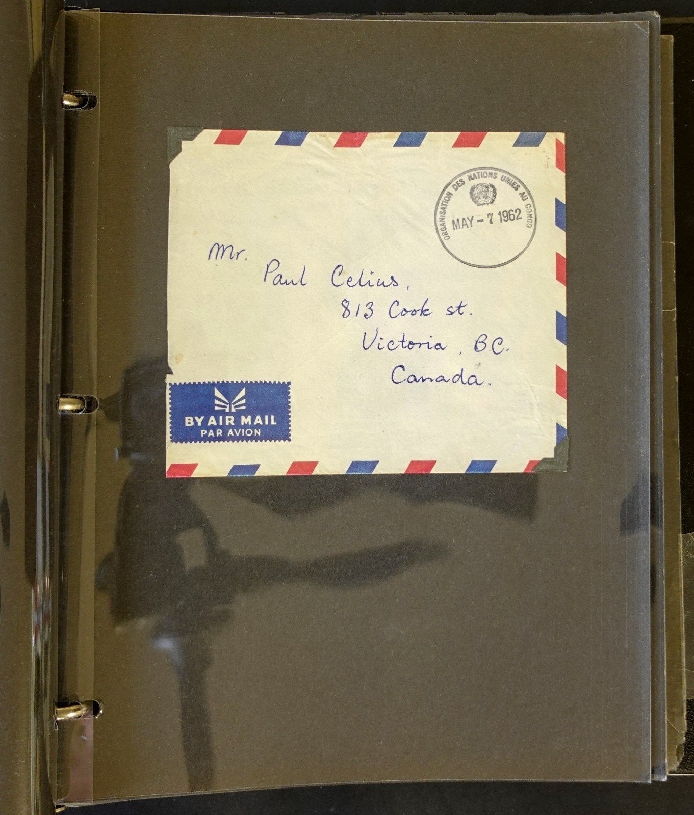 U.N. Forces Airmail & First Day Cover Collection Album 1957-1967 ZAYIX