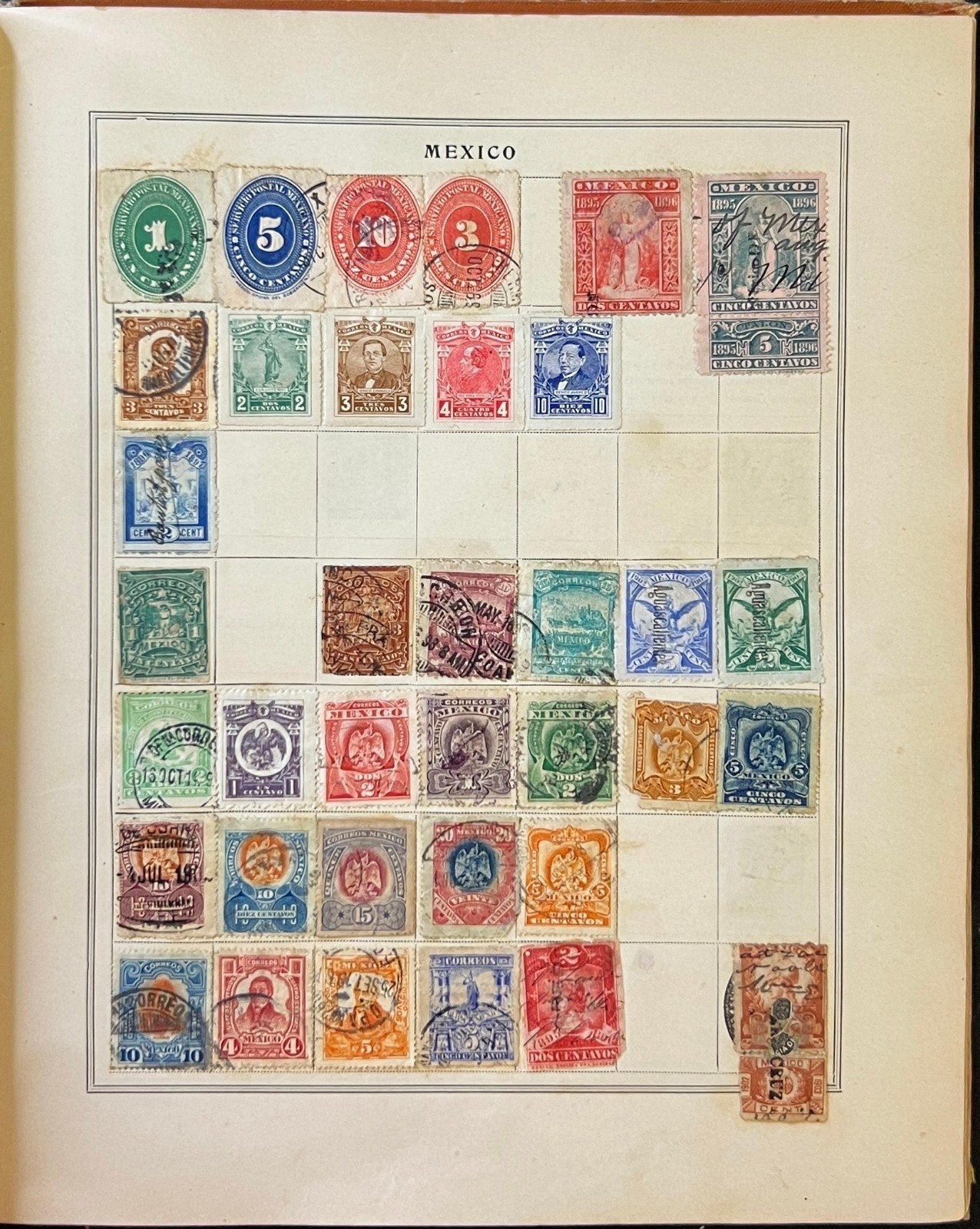 A-U Countries Stamp Album Collection Used Stamps ZAYIX