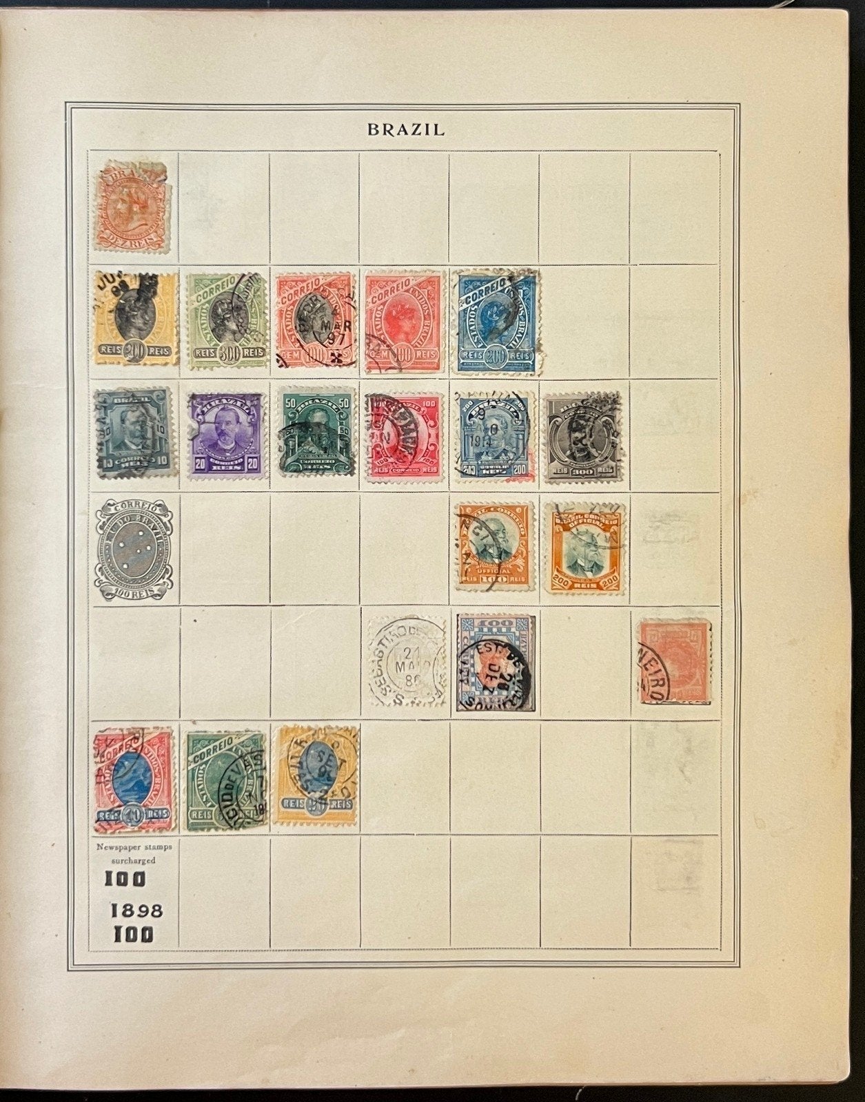 A-U Countries Stamp Album Collection Used Stamps ZAYIX