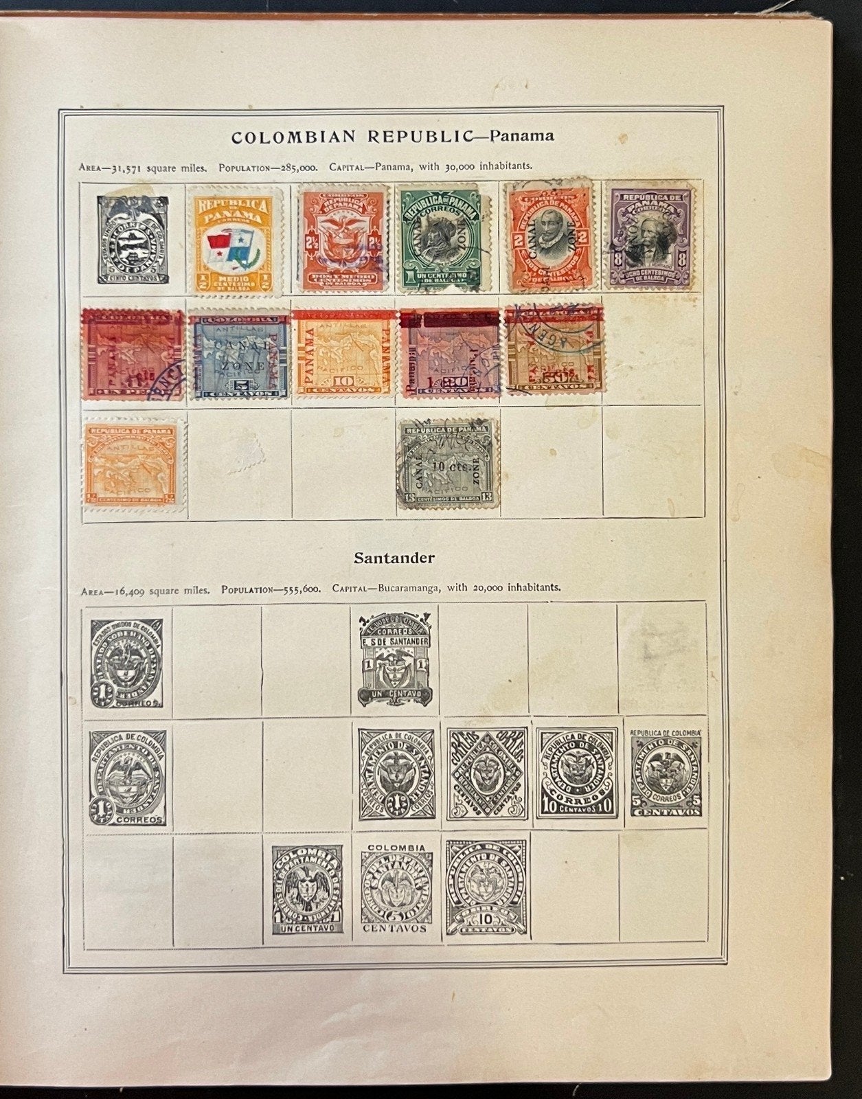 A-U Countries Stamp Album Collection Used Stamps ZAYIX