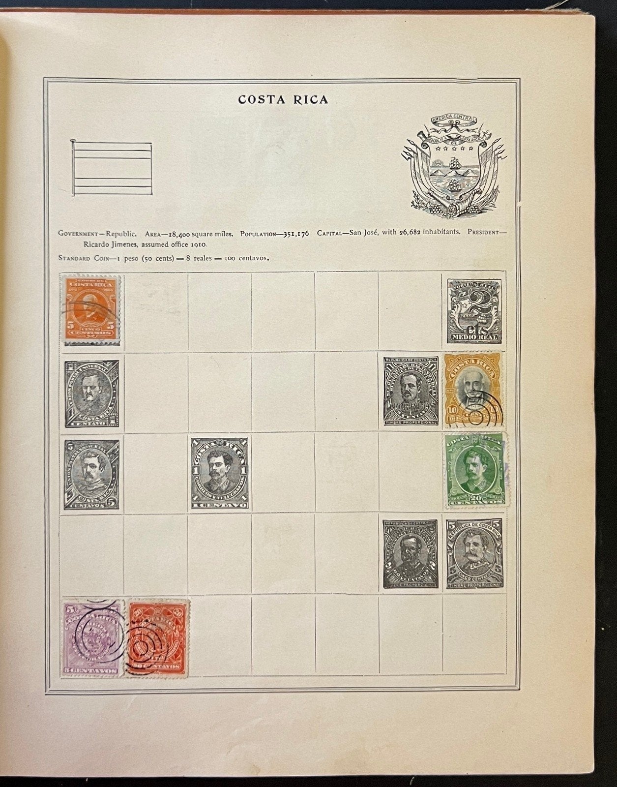 A-U Countries Stamp Album Collection Used Stamps ZAYIX