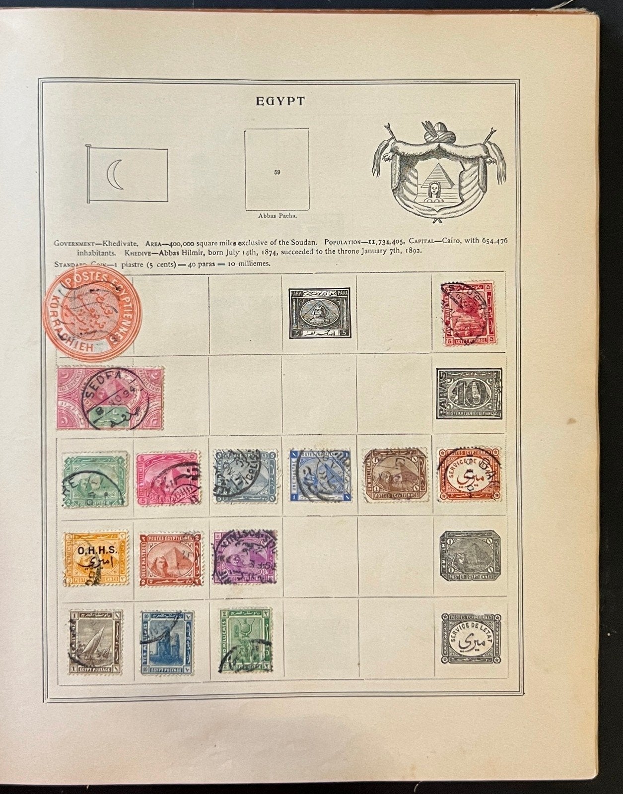 A-U Countries Stamp Album Collection Used Stamps ZAYIX