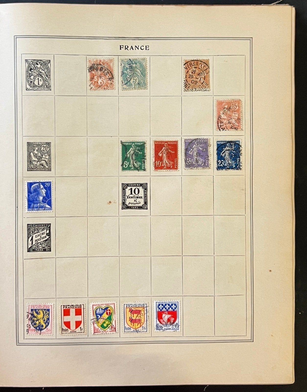 A-U Countries Stamp Album Collection Used Stamps ZAYIX
