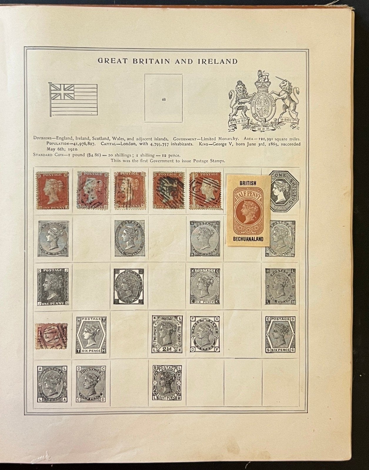 A-U Countries Stamp Album Collection Used Stamps ZAYIX