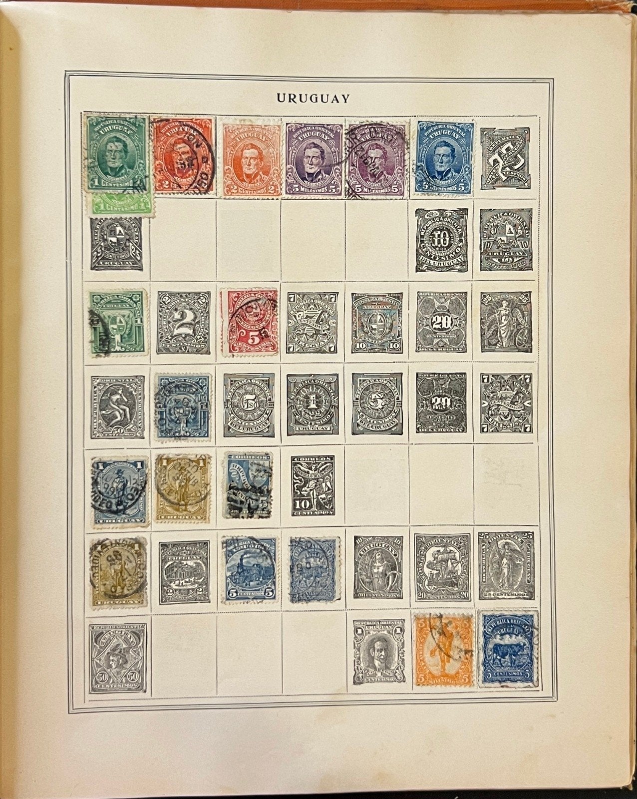 A-U Countries Stamp Album Collection Used Stamps ZAYIX