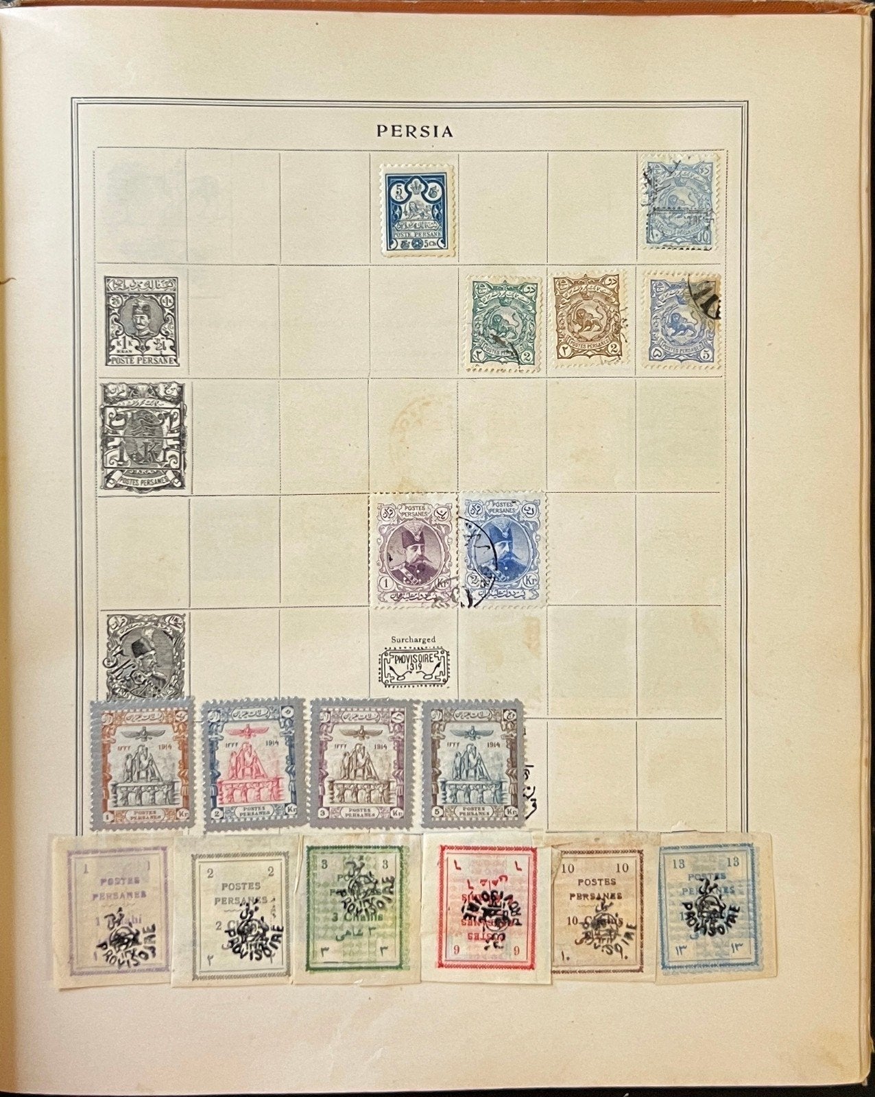 A-U Countries Stamp Album Collection Used Stamps ZAYIX