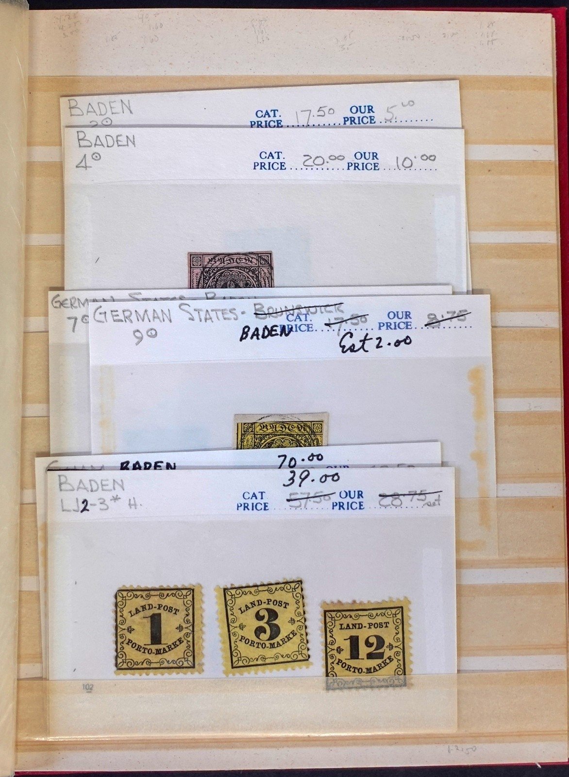 Germany & German States Stamp Collection Stockbook Mint & Used ZAYIX
