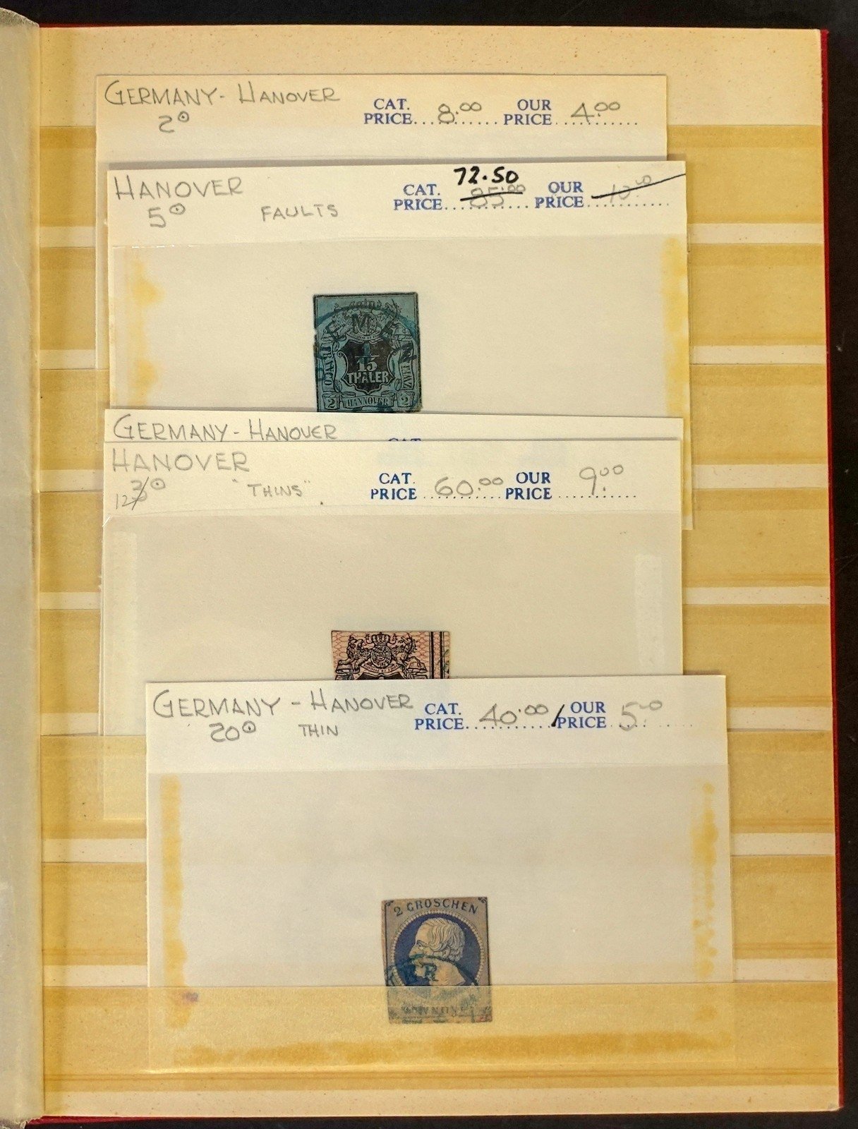 Germany & German States Stamp Collection Stockbook Mint & Used ZAYIX