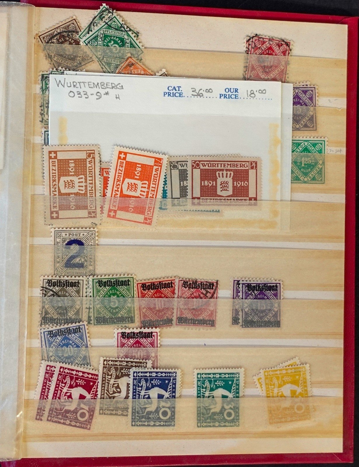 Germany & German States Stamp Collection Stockbook Mint & Used ZAYIX