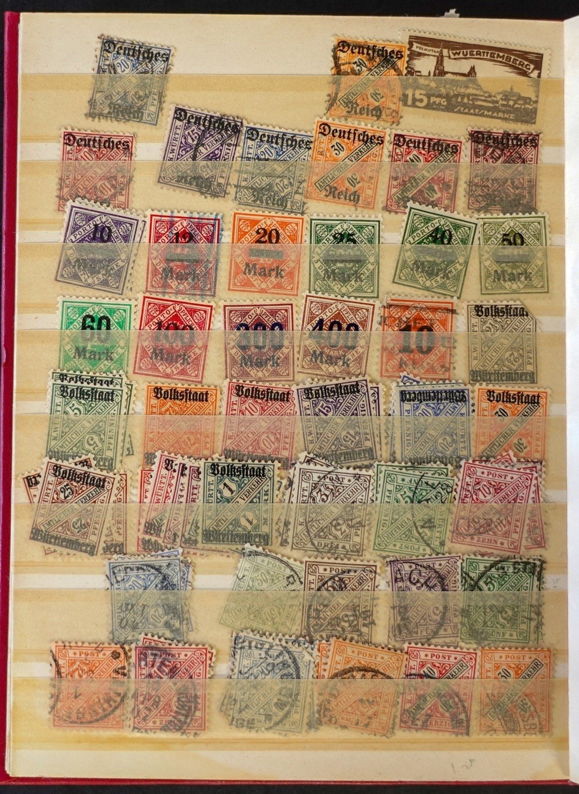 Germany & German States Stamp Collection Stockbook Mint & Used ZAYIX