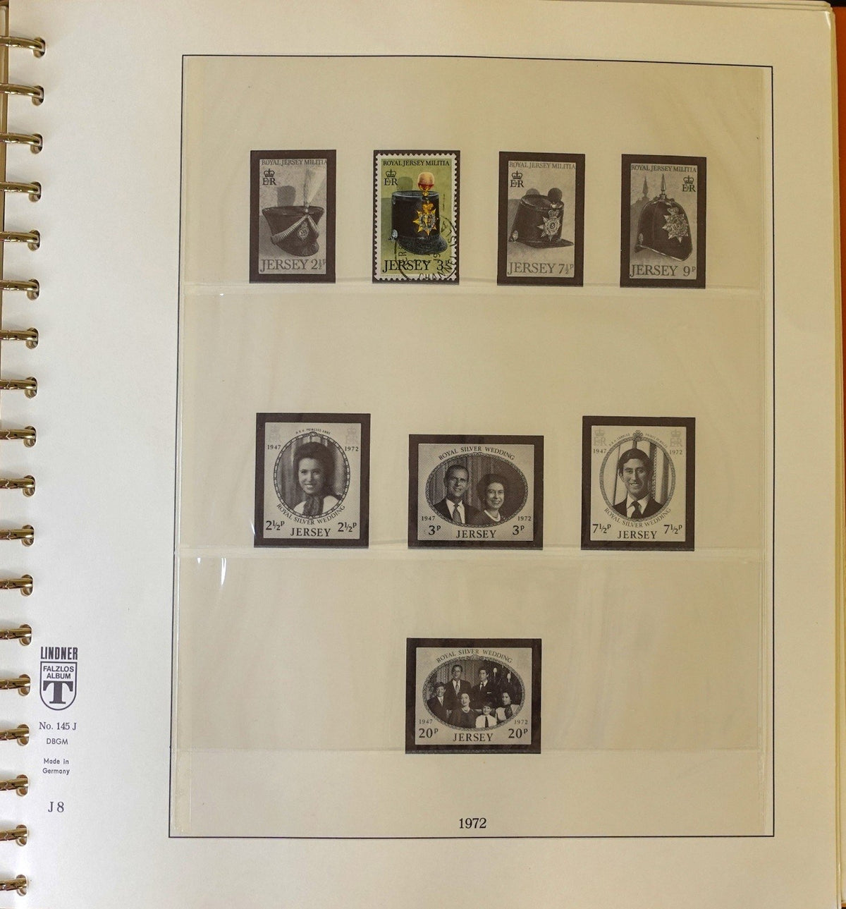 Jersey Channel Islands 1941-1990 Lindner Hingeless Stamp Album ZAYIX