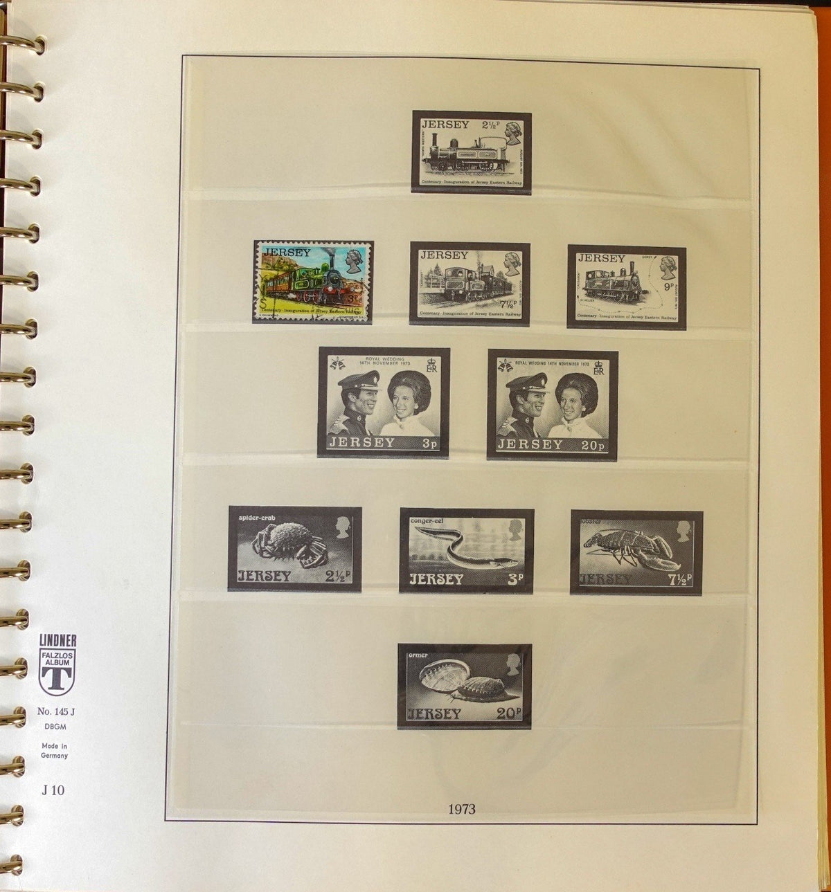 Jersey Channel Islands 1941-1990 Lindner Hingeless Stamp Album ZAYIX