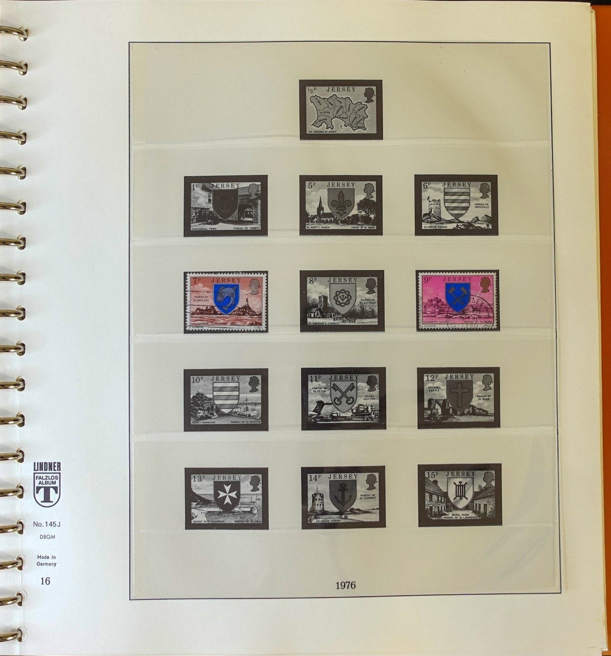 Jersey Channel Islands 1941-1990 Lindner Hingeless Stamp Album ZAYIX