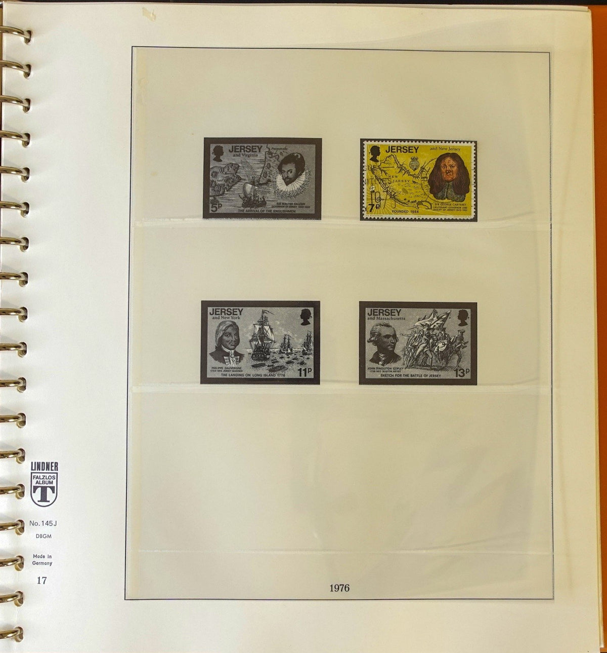 Jersey Channel Islands 1941-1990 Lindner Hingeless Stamp Album ZAYIX