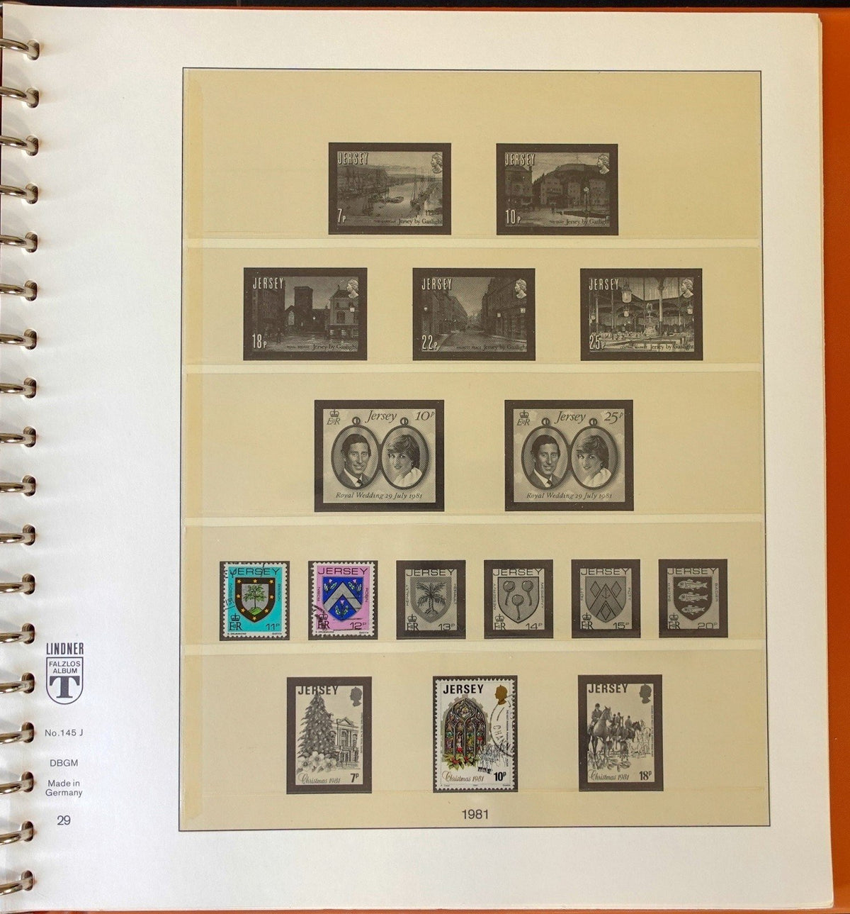 Jersey Channel Islands 1941-1990 Lindner Hingeless Stamp Album ZAYIX