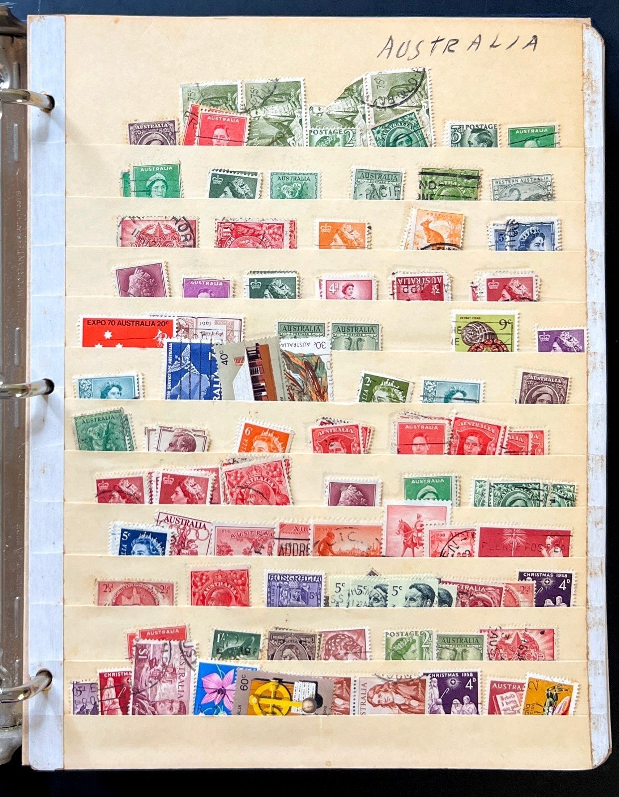 A-S Countries Stamp Collection Stockbook 43 Stock Pages Mint & Used ZAYIX