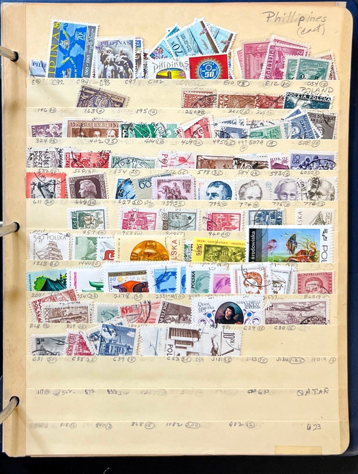 A-S Countries Stamp Collection Stockbook 43 Stock Pages Mint & Used ZAYIX