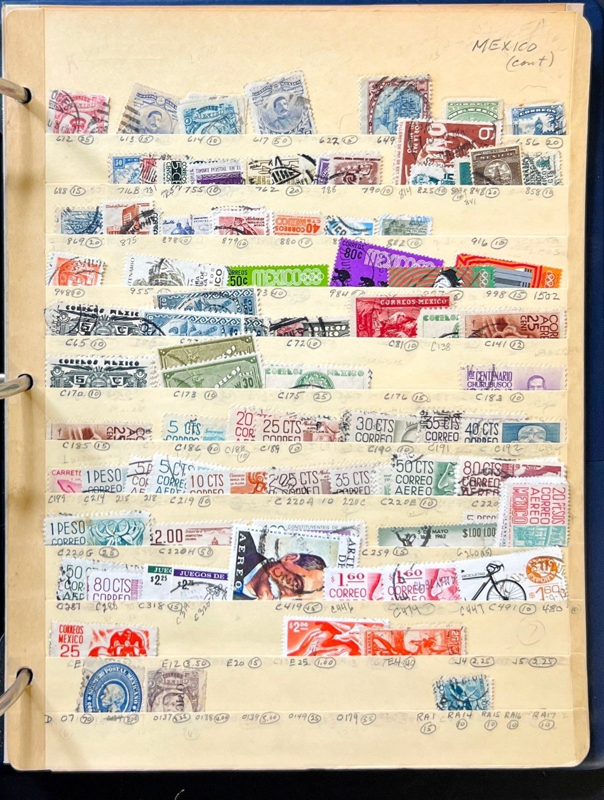 A-S Countries Stamp Collection Stockbook 43 Stock Pages Mint & Used ZAYIX