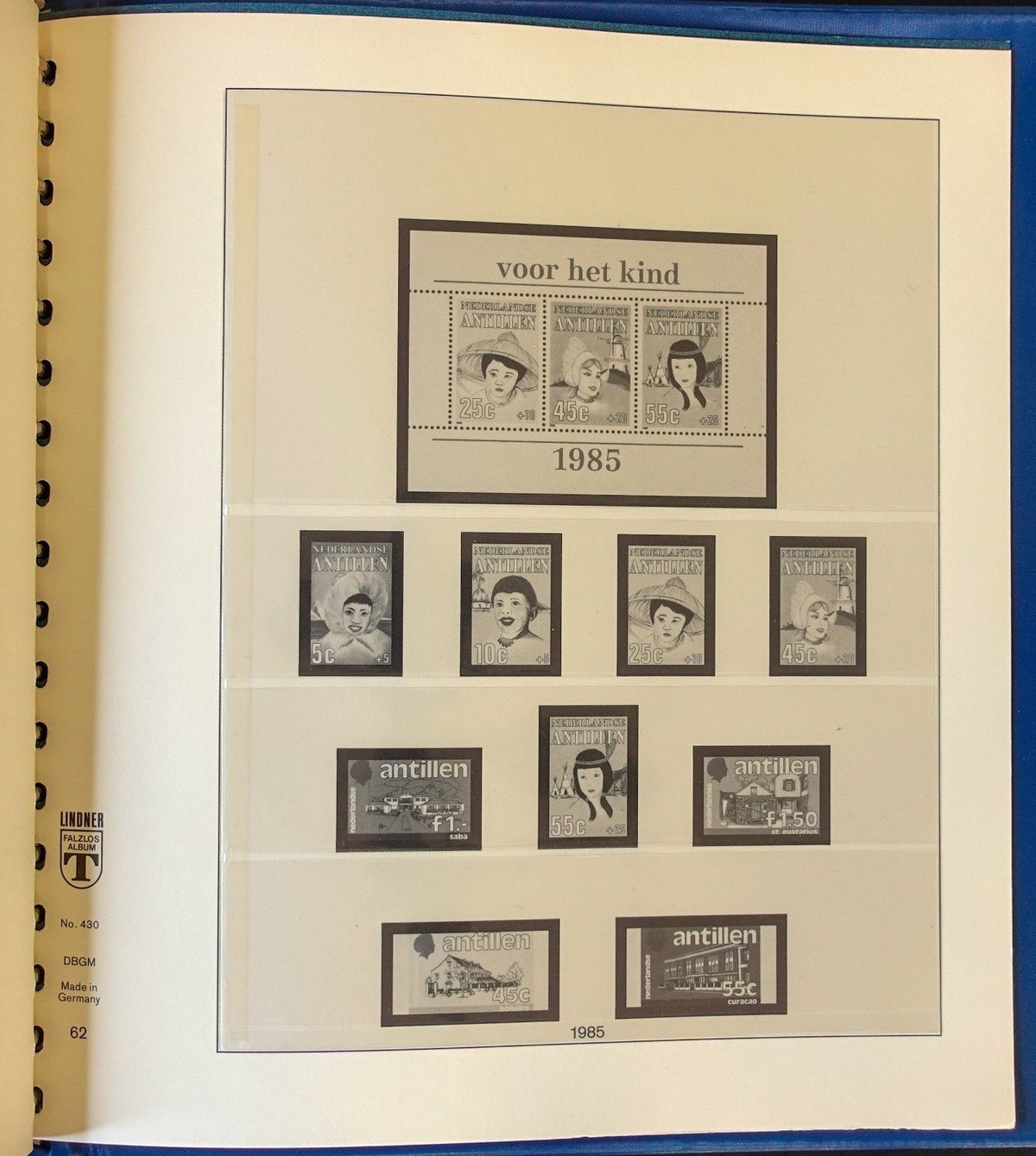 Netherlands Antilles 1949-1985 Lindner Hingeless Stamp Album ZAYIX