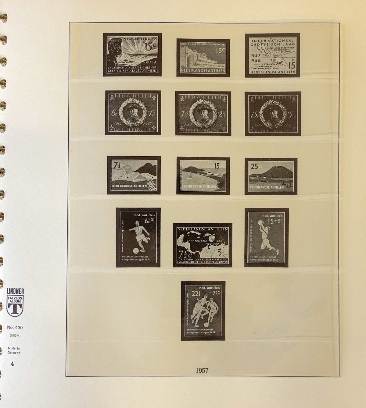 Netherlands Antilles 1949-1985 Lindner Hingeless Stamp Album ZAYIX