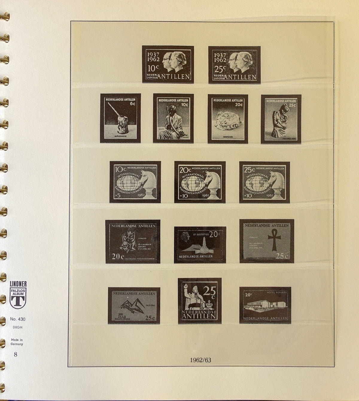 Netherlands Antilles 1949-1985 Lindner Hingeless Stamp Album ZAYIX